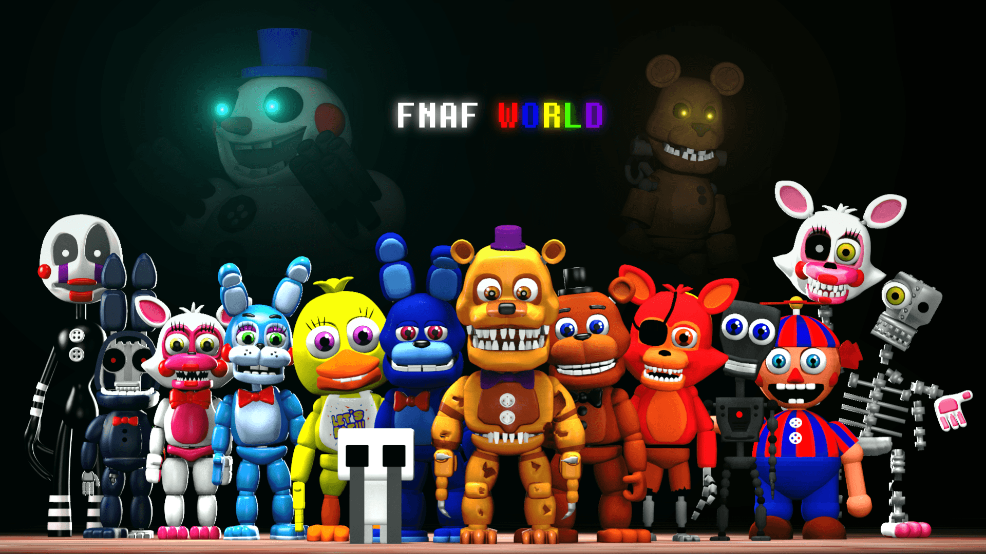 FNaF World Wallpapers