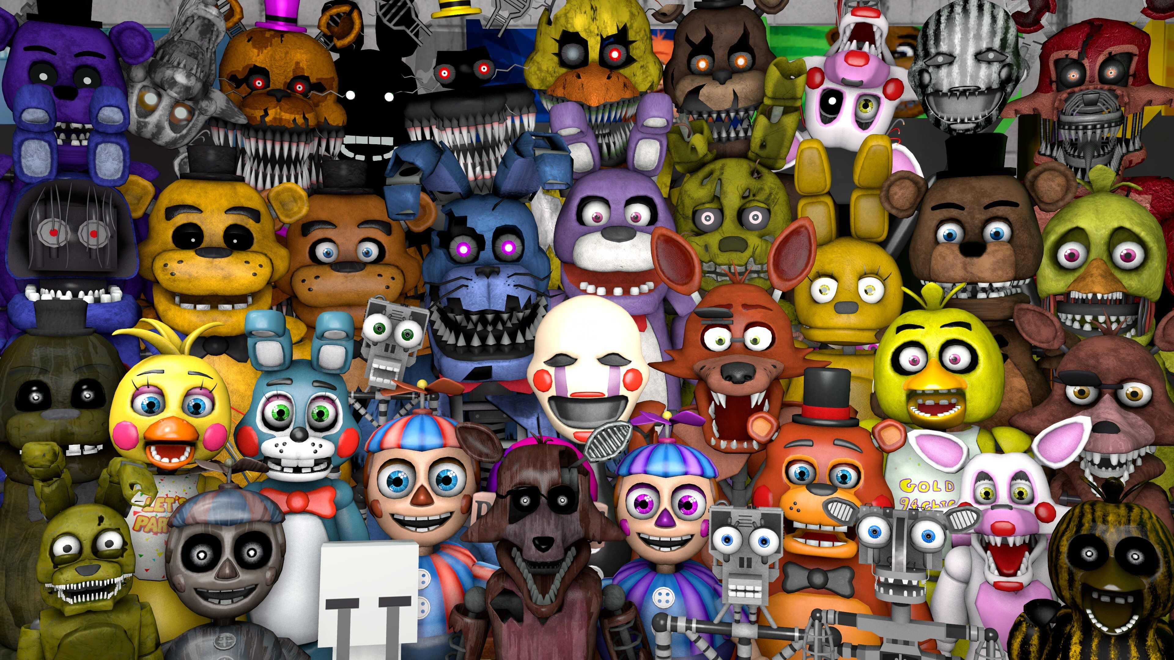 FNaF World Wallpapers