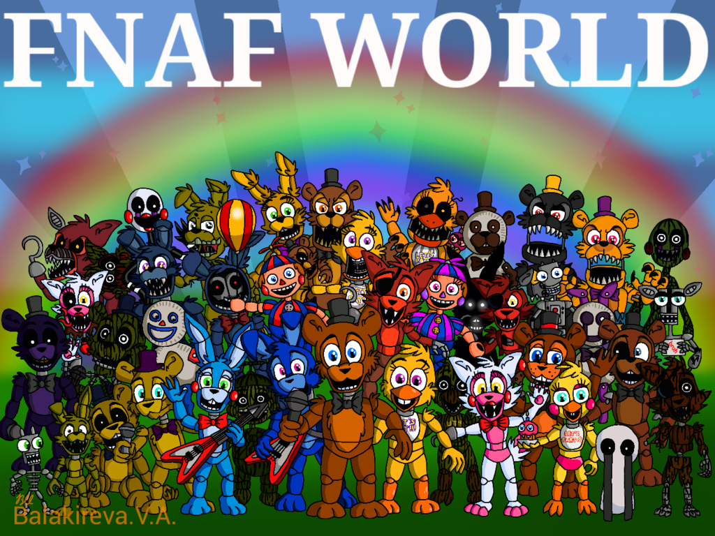 FNaF World Wallpapers