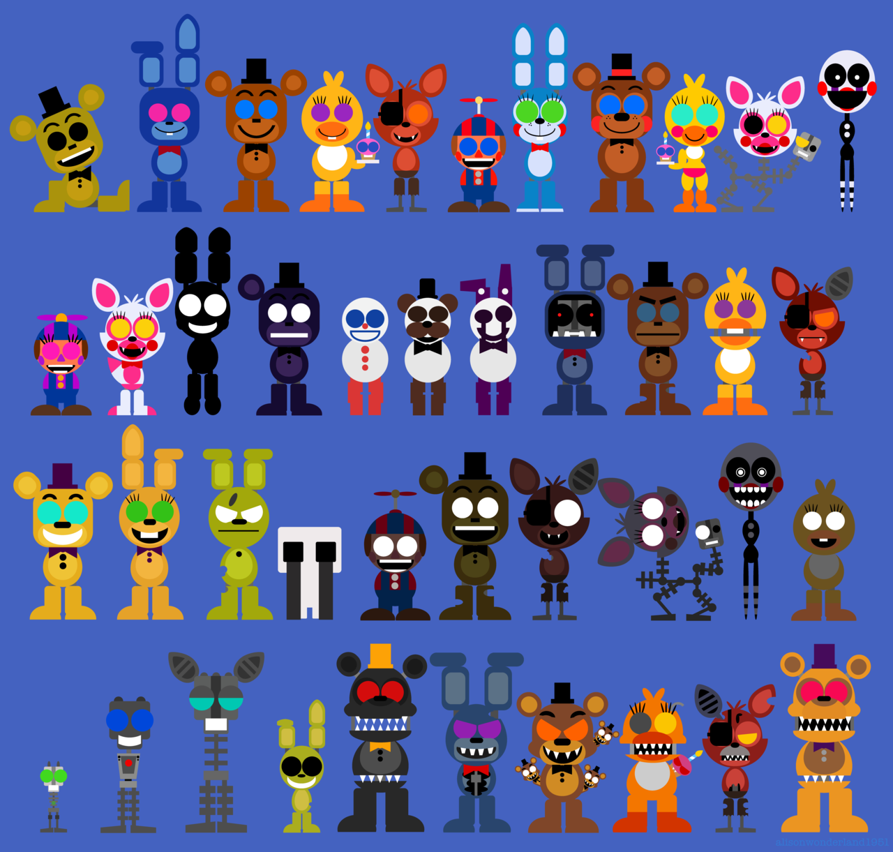 FNaF World Wallpapers