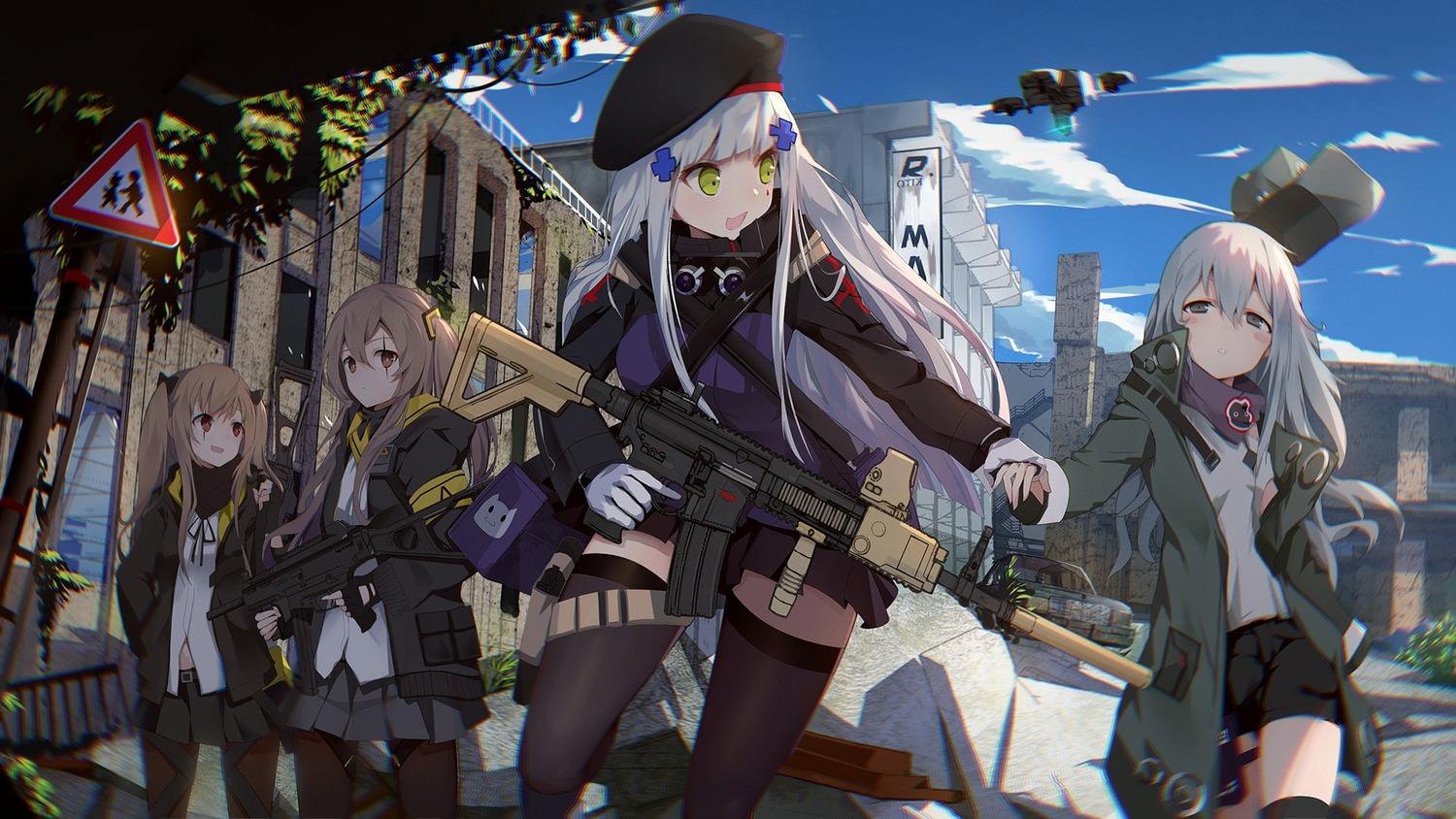 Frontline G11 and HK416 Wallpapers