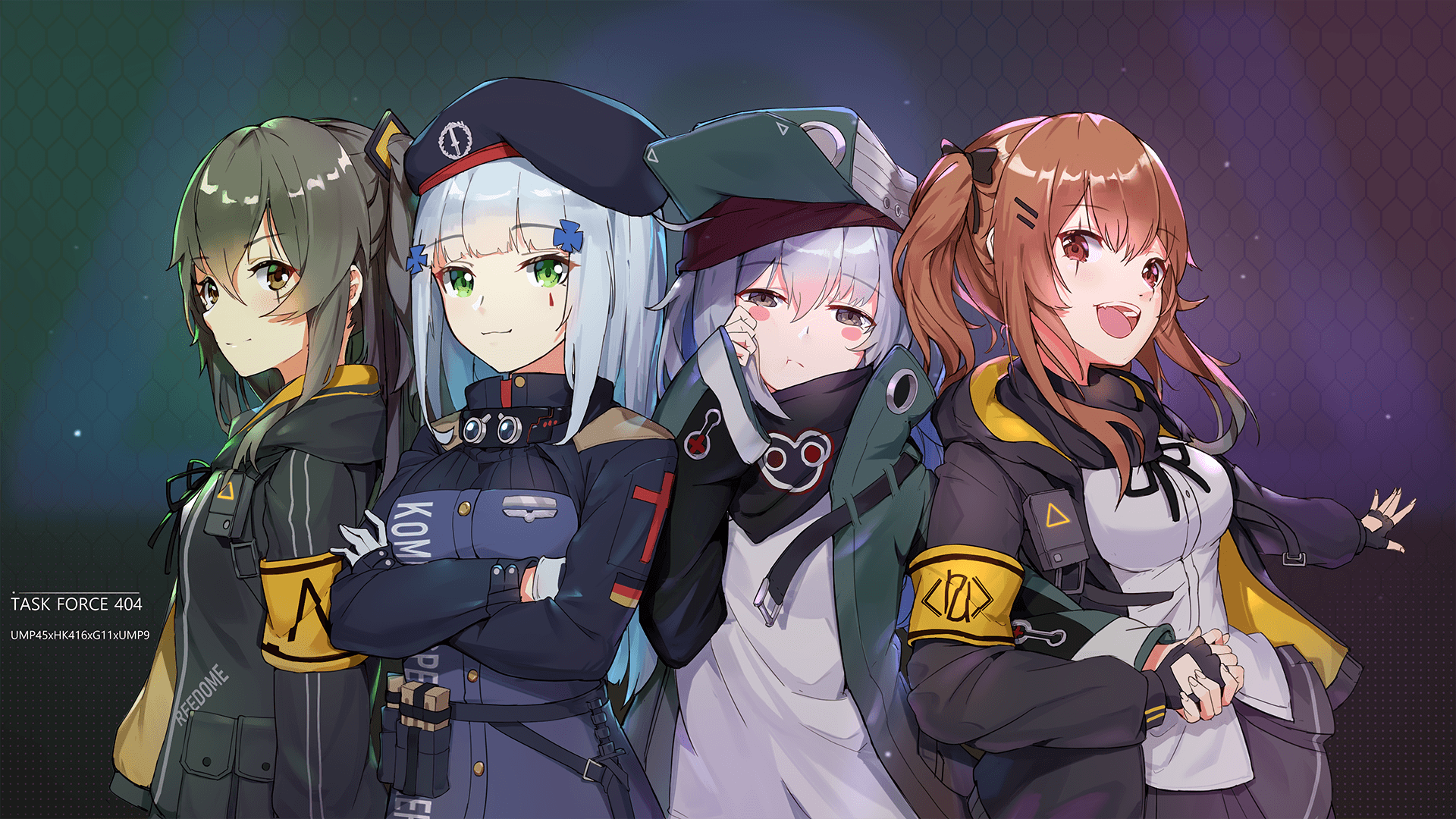 Frontline G11 and HK416 Wallpapers