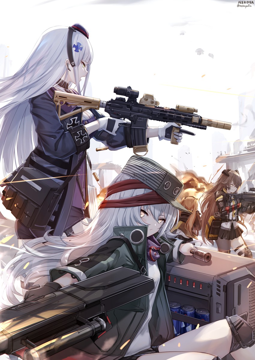 Frontline G11 and HK416 Wallpapers