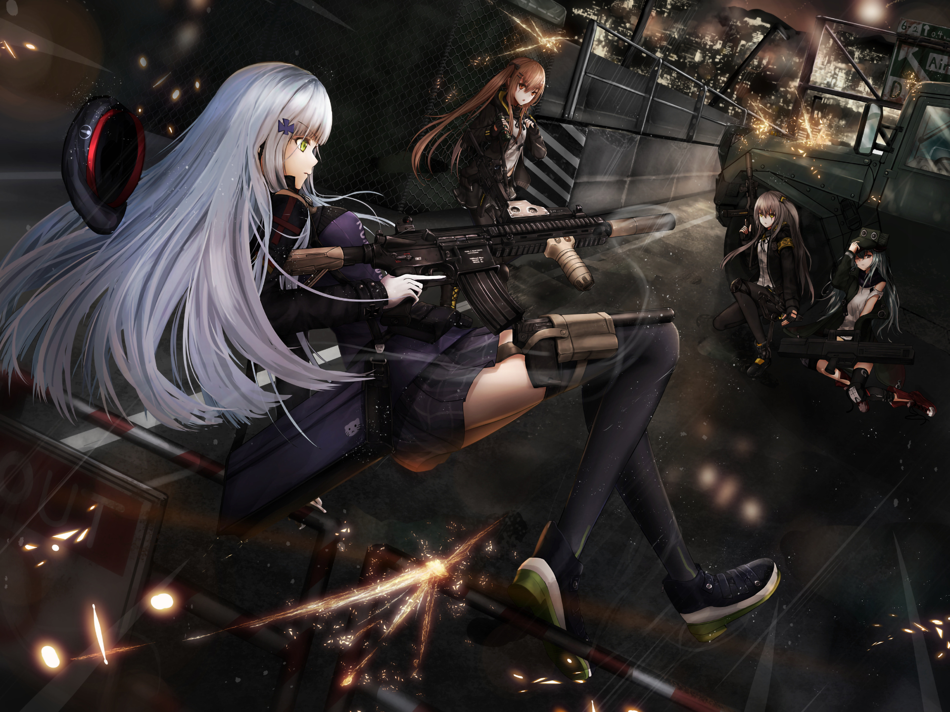 Frontline G11 and HK416 Wallpapers