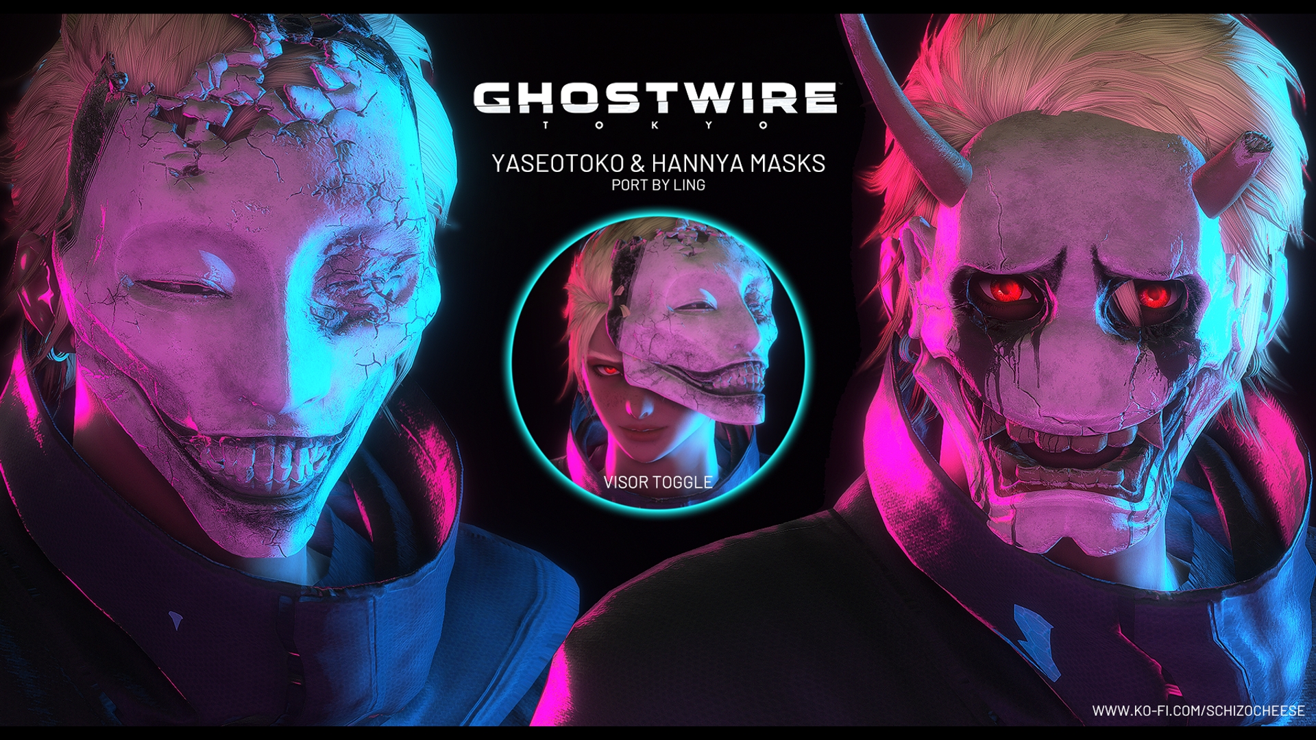 Ghostwire Tokyo Hannya Wallpapers