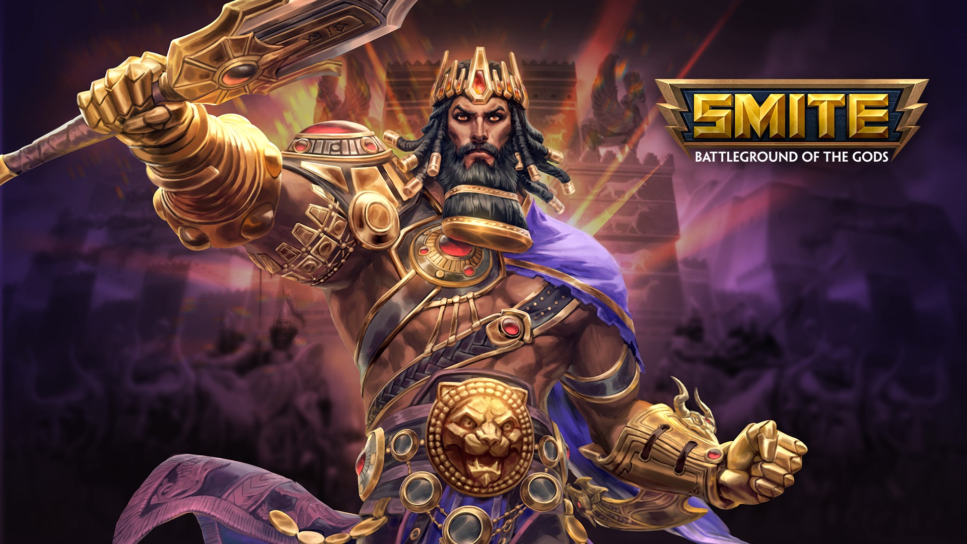 Gilgamesh King of Uruk Smite Wallpapers