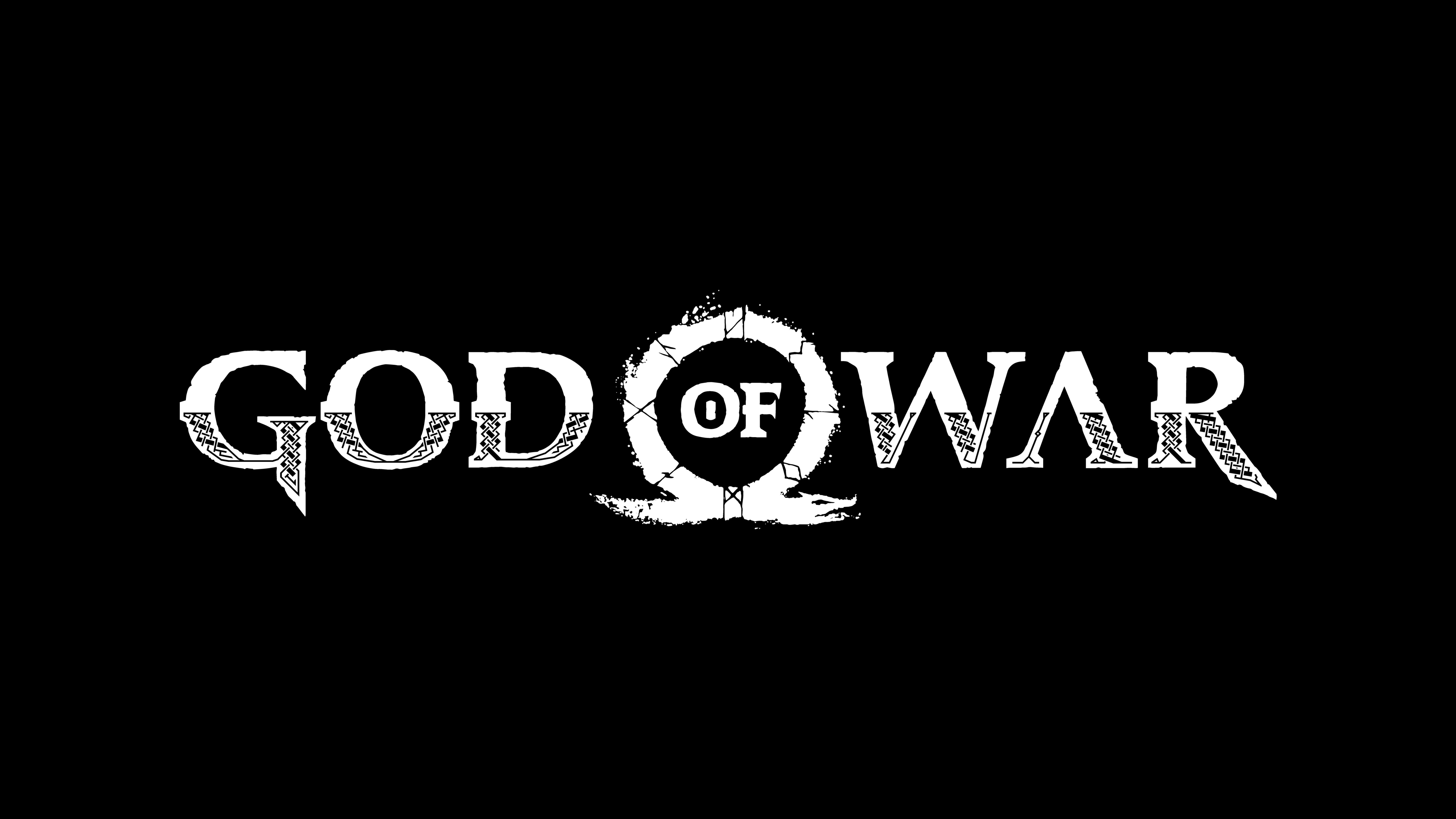 God of War Ragnarok Game Logo Wallpapers