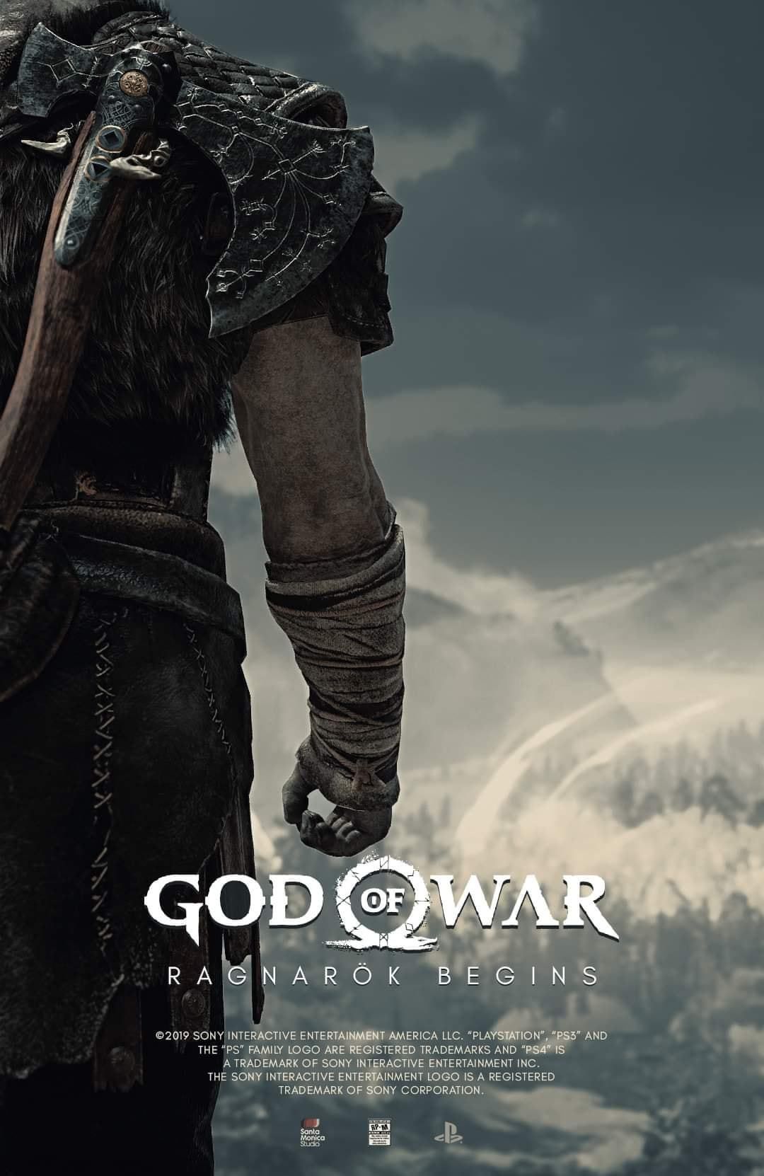 God of War Ragnarok HD Game Poster Wallpapers