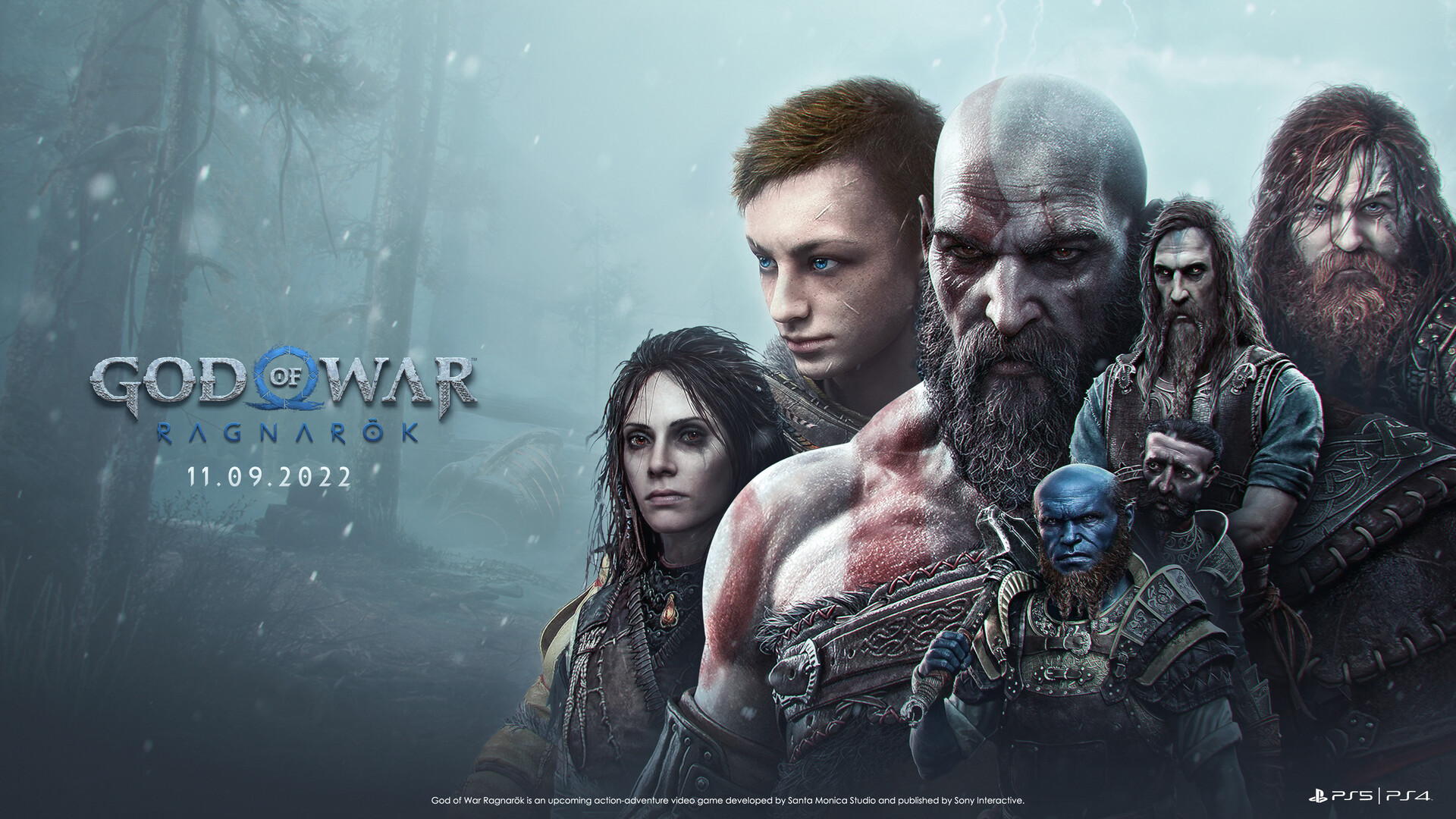 God of War Ragnarok HD Game Poster Wallpapers