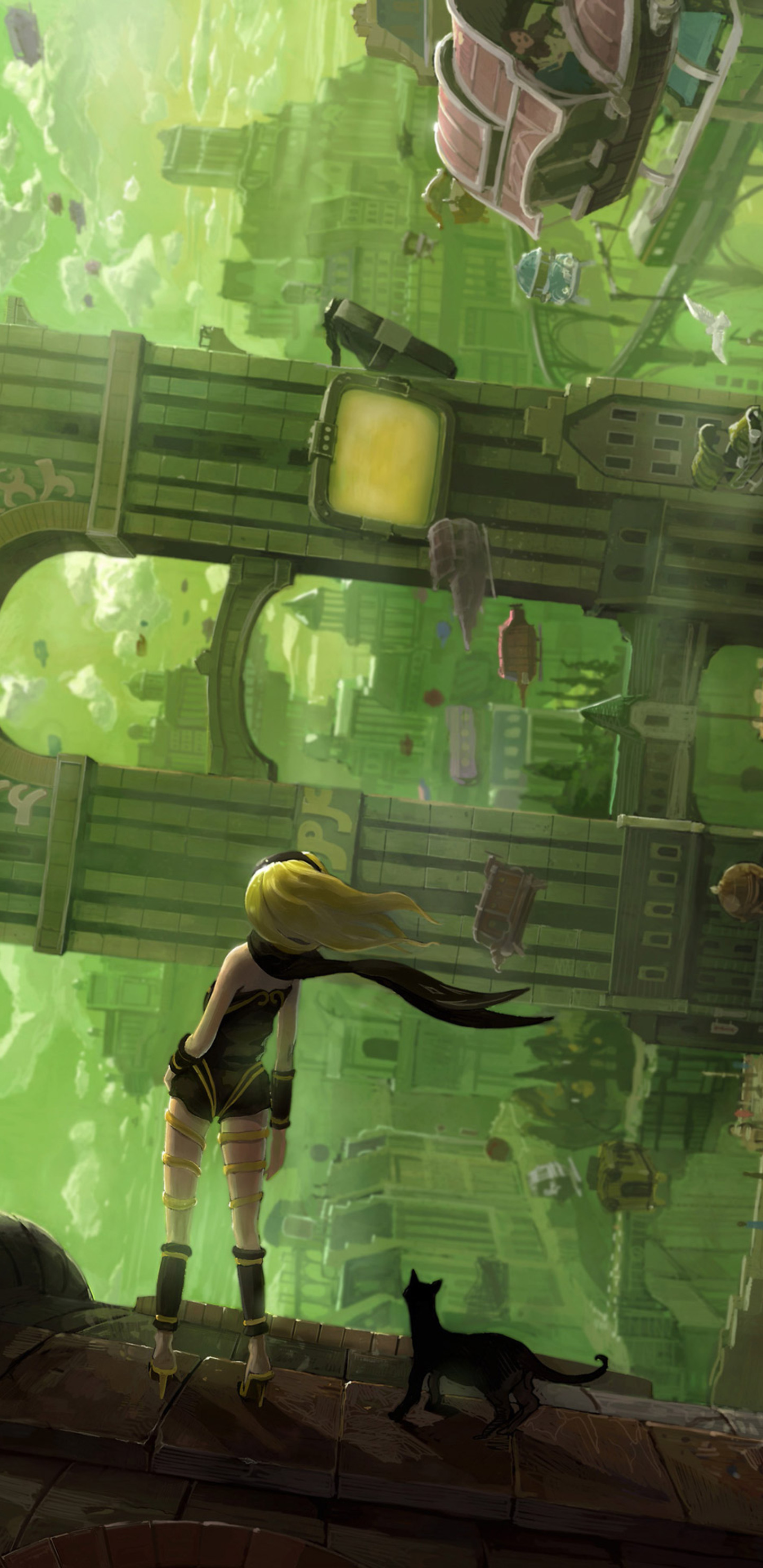 Gravity Rush Game Digital Wallpapers