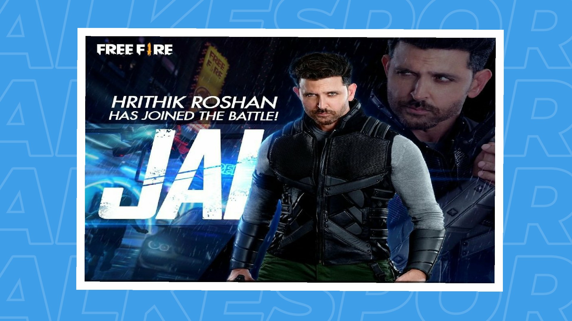 Hrithik as Jai Garena Free Fire Wallpapers