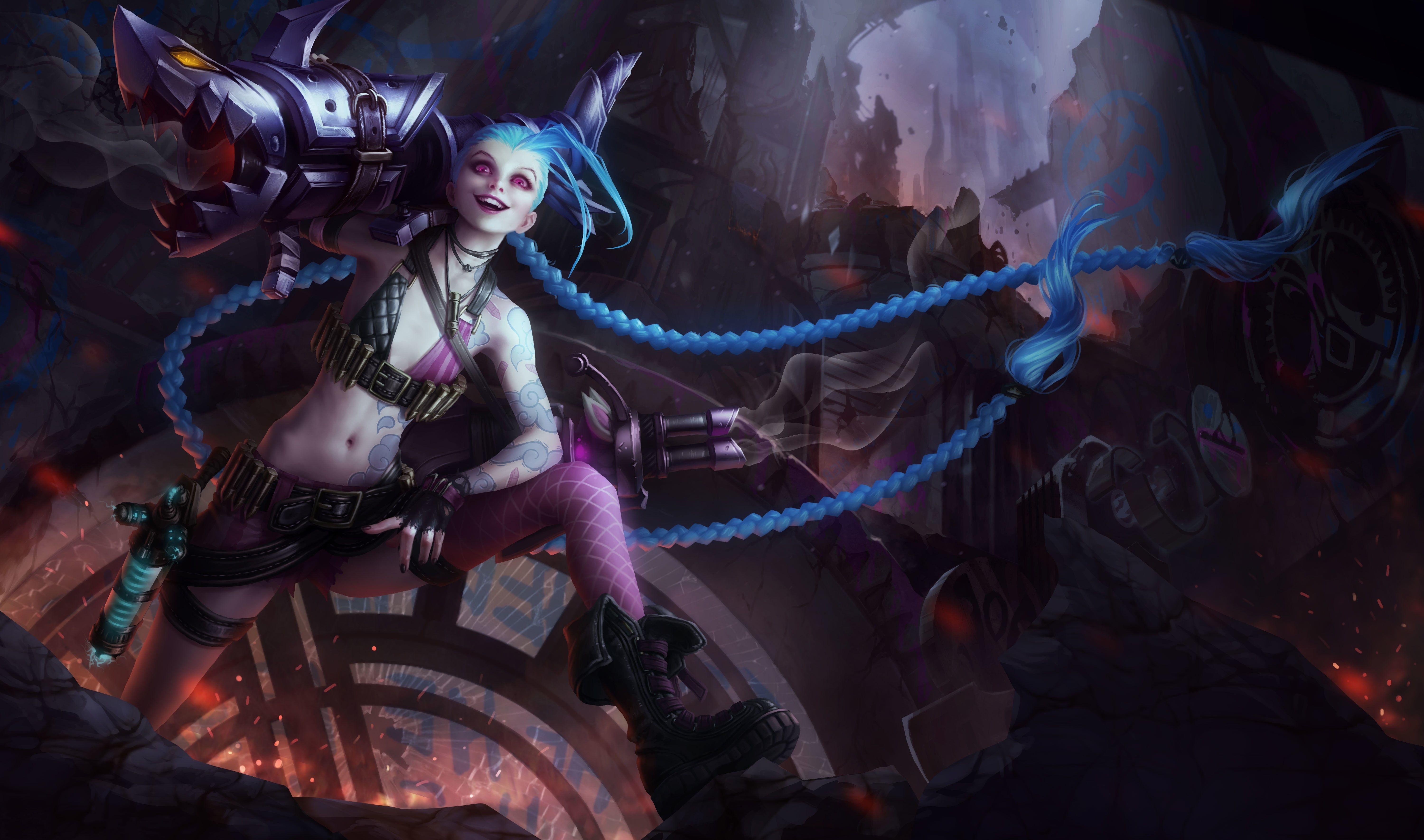 Jinx Cool League Of Legends Wallpapers