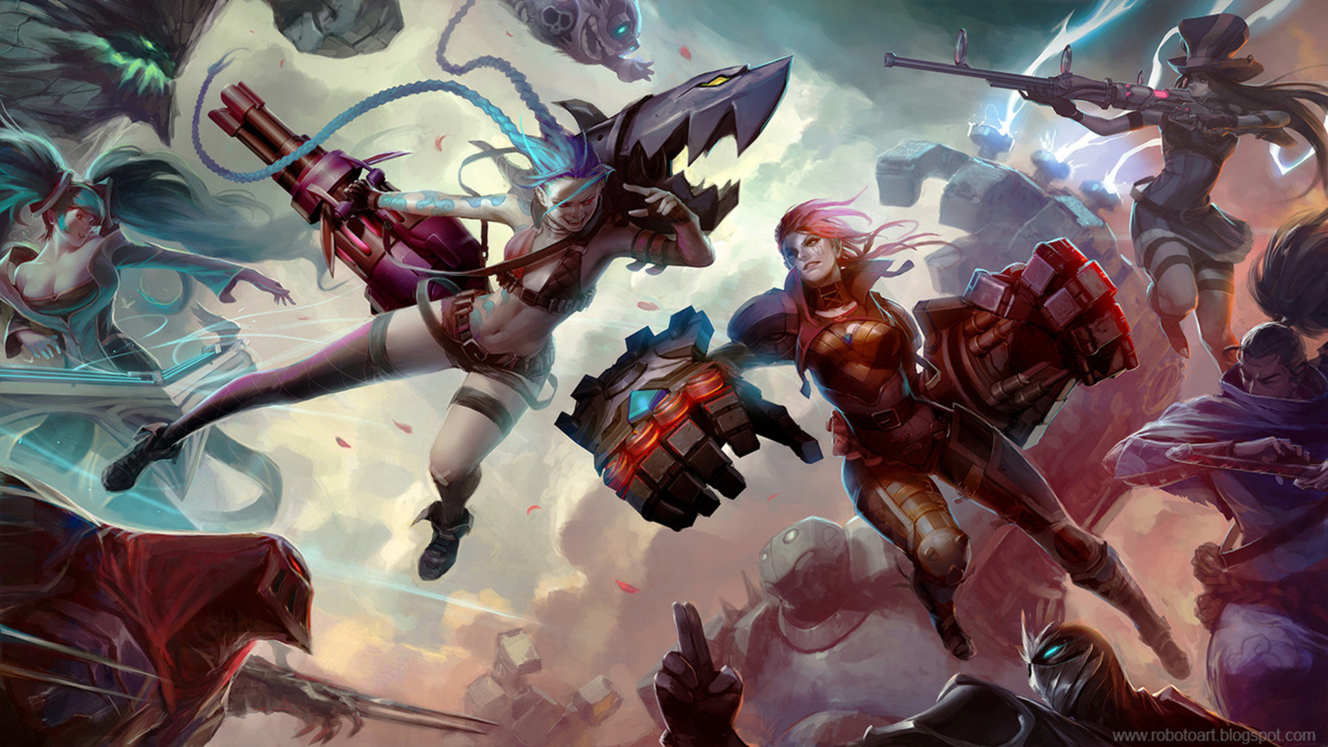 Jinx Cool League Of Legends Wallpapers