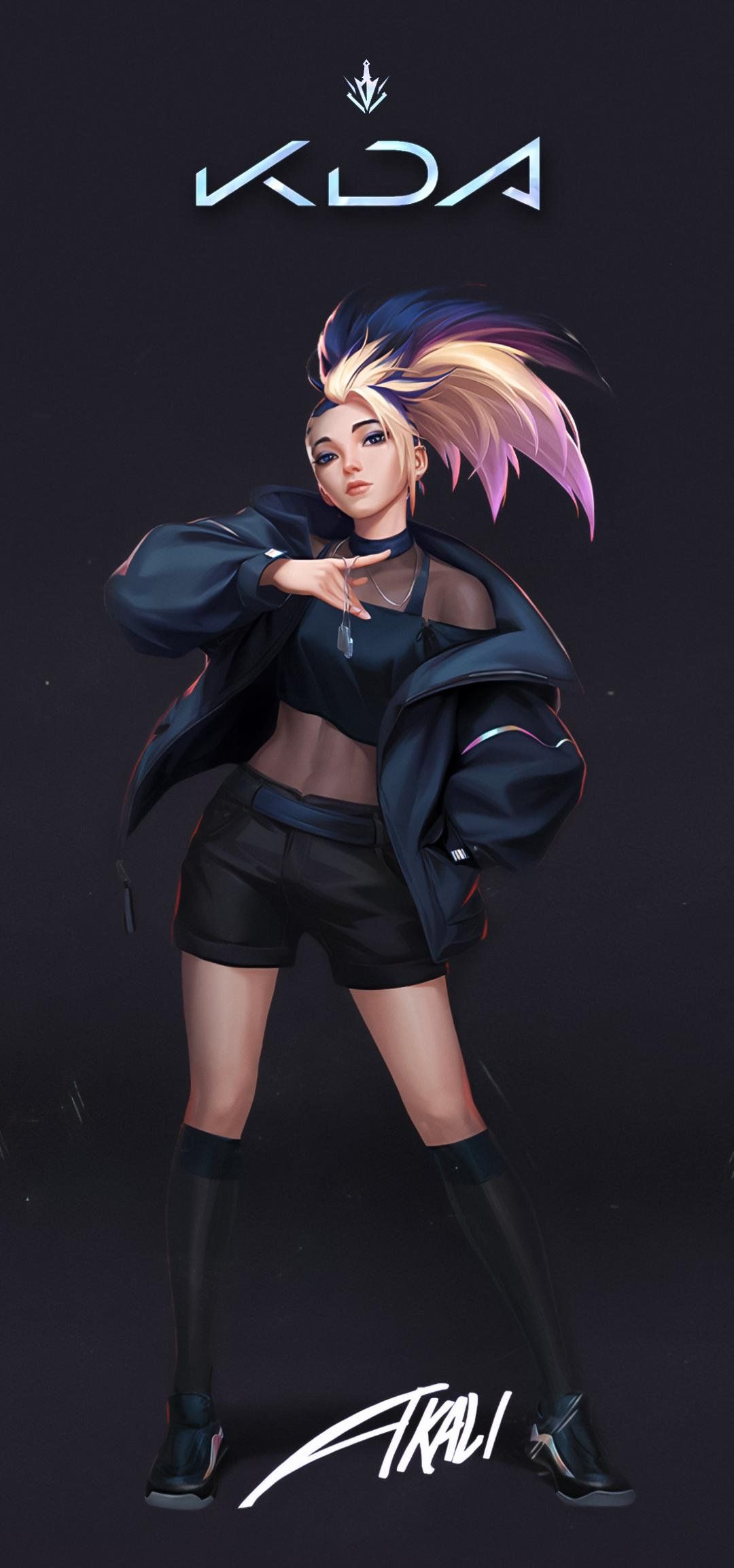 K/DA The Baddest Akali Wallpapers