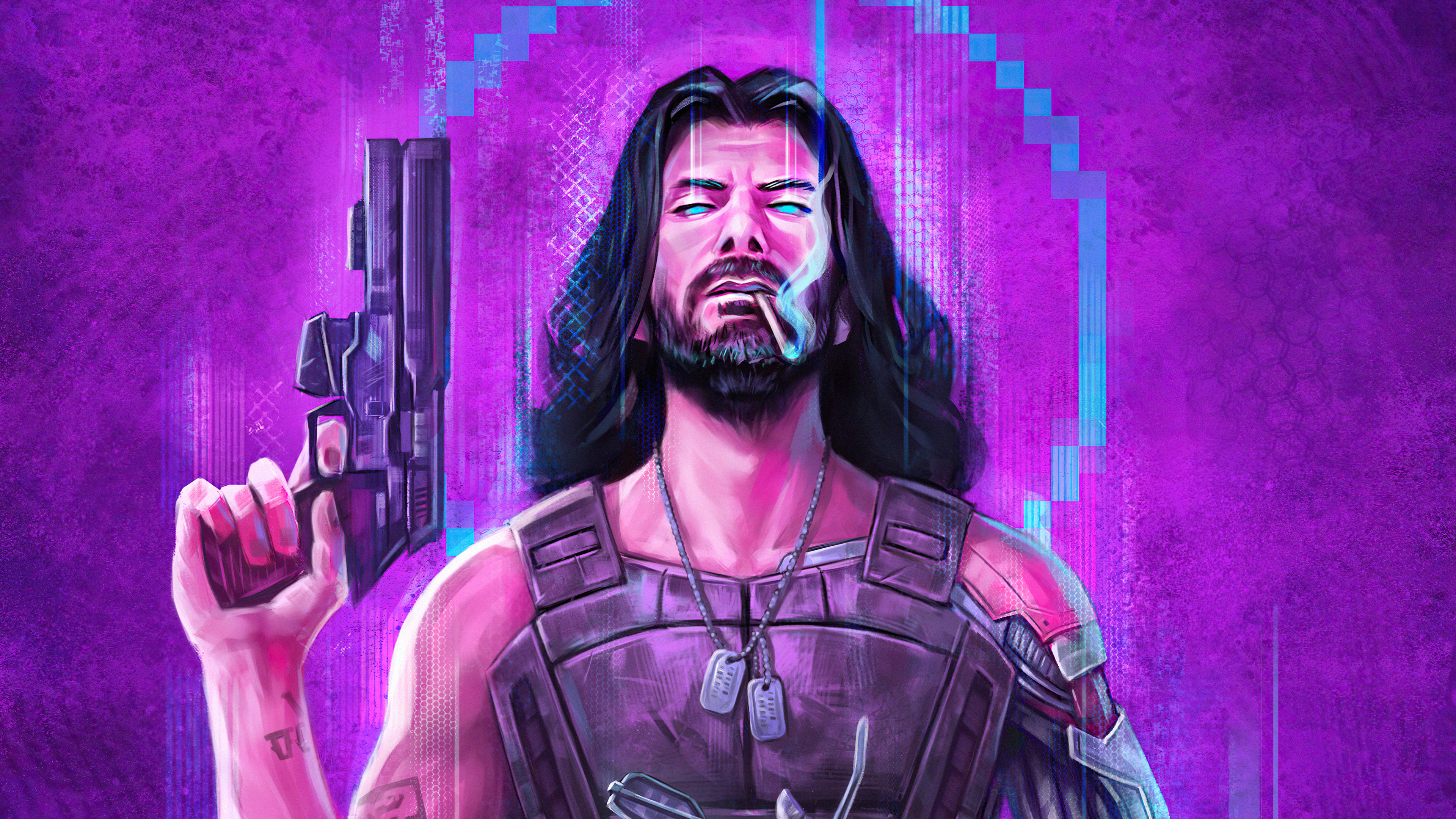 Keanu Reeves Cyberpunk 2077 Cyborg Wallpapers