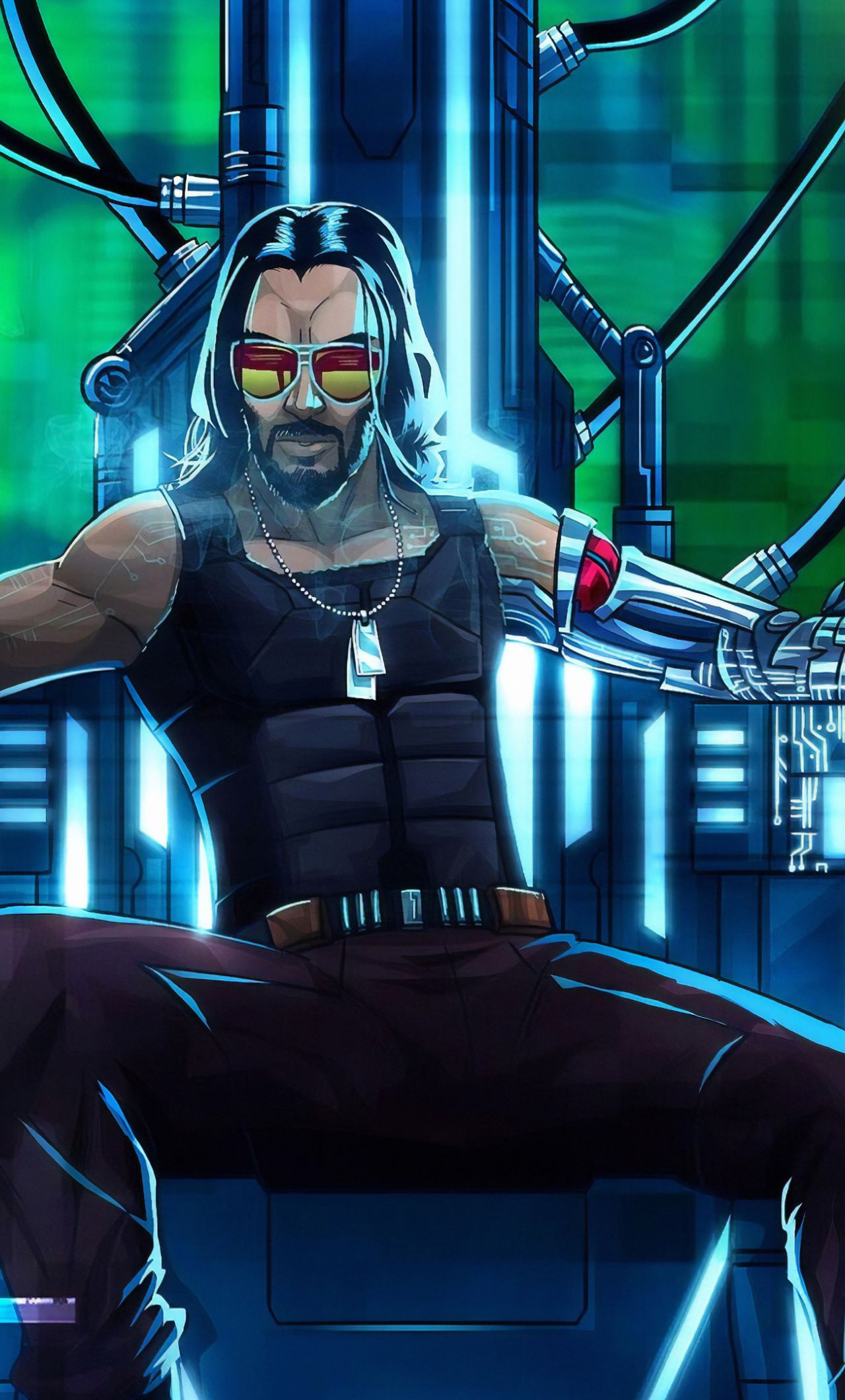 Keanu Reeves Cyberpunk 2077 Cyborg Wallpapers