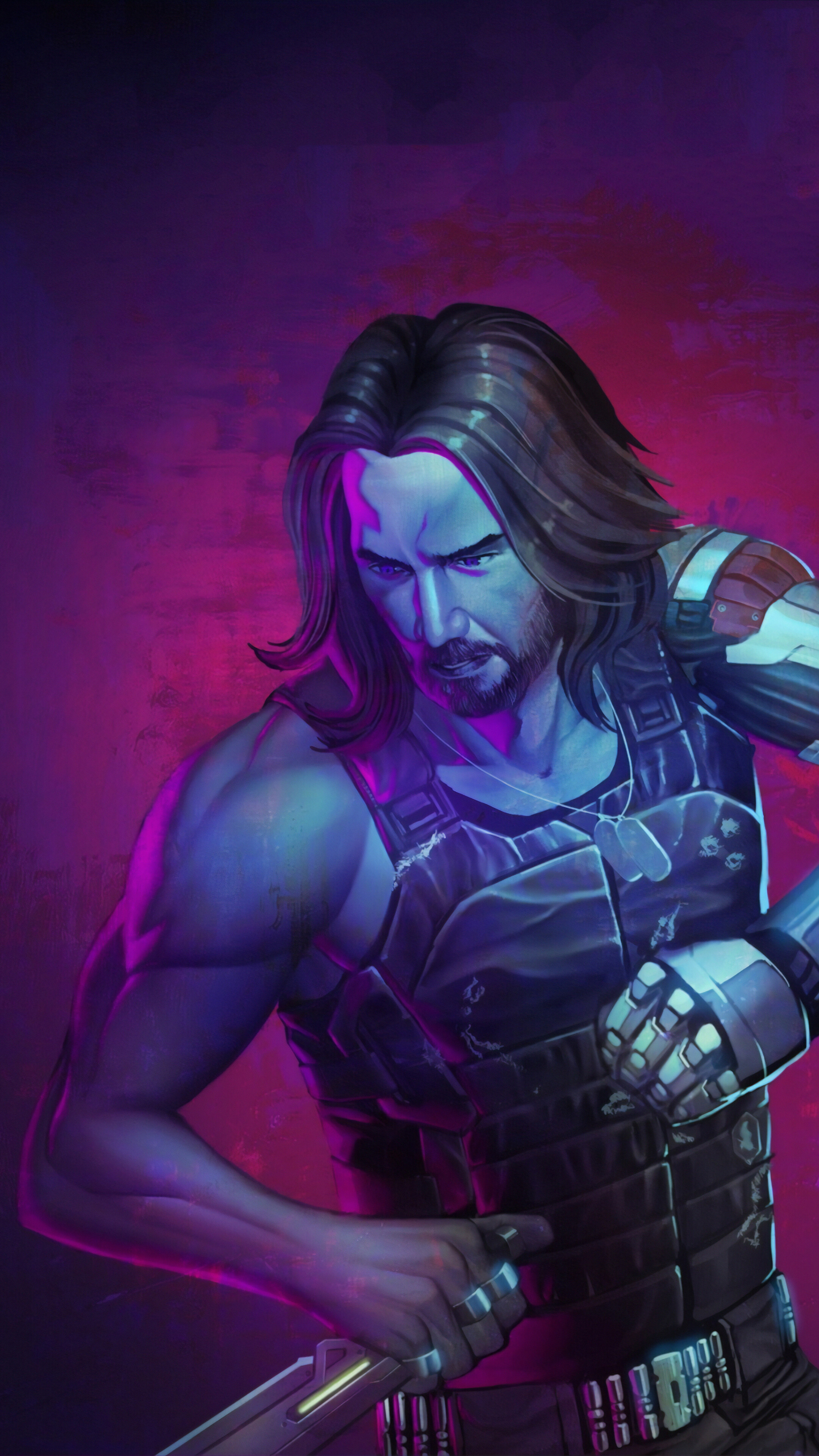 Keanu Reeves Cyberpunk 2077 Cyborg Wallpapers