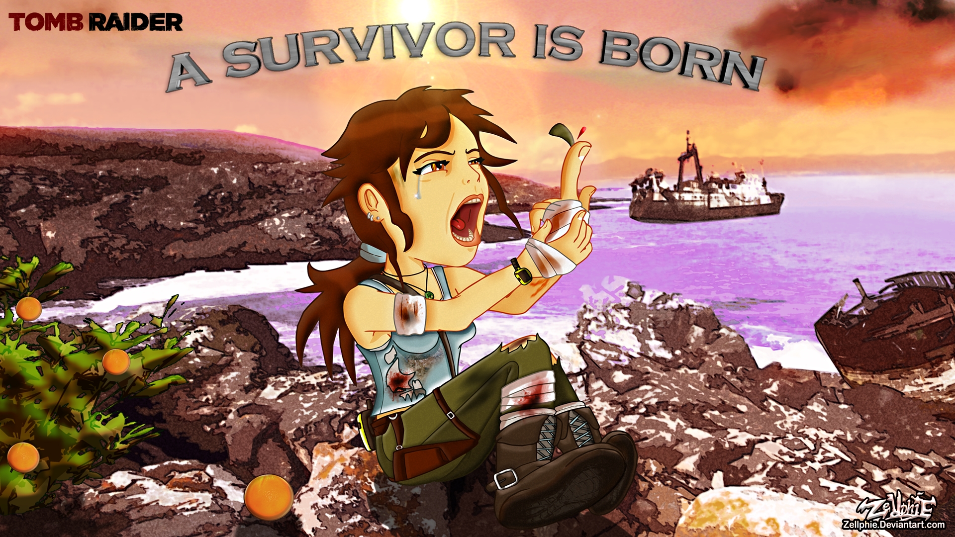 Lara Croft Survivor Trilogy Wallpapers