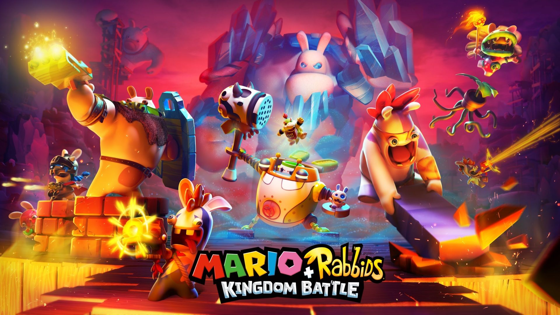 Luigi Mario Raving Rabbids Wallpapers