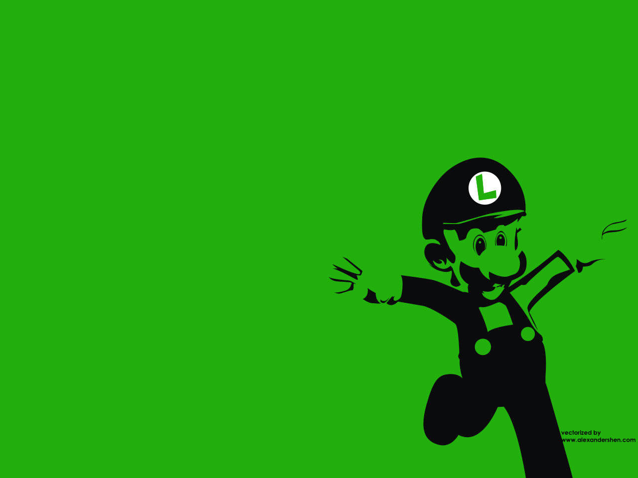 Mario Luigi Green Wallpapers