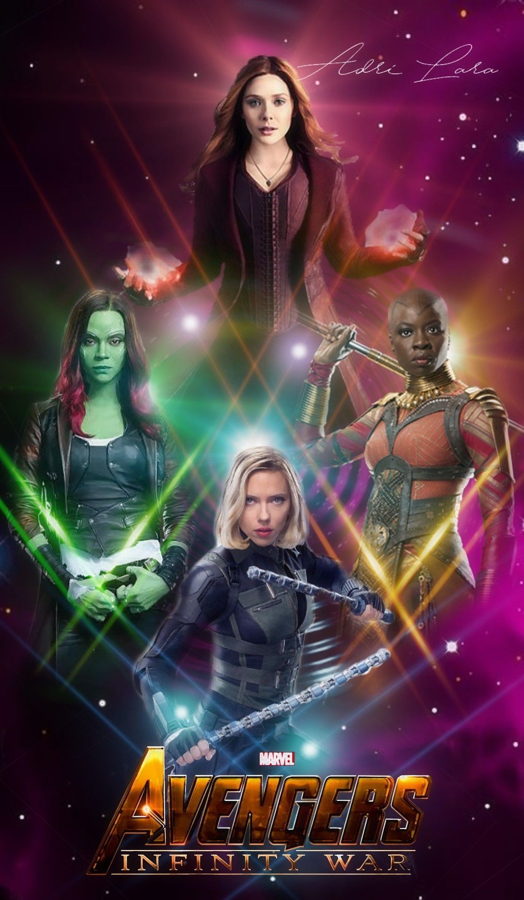 Marvel's Avengers Female Characters Wallpapers