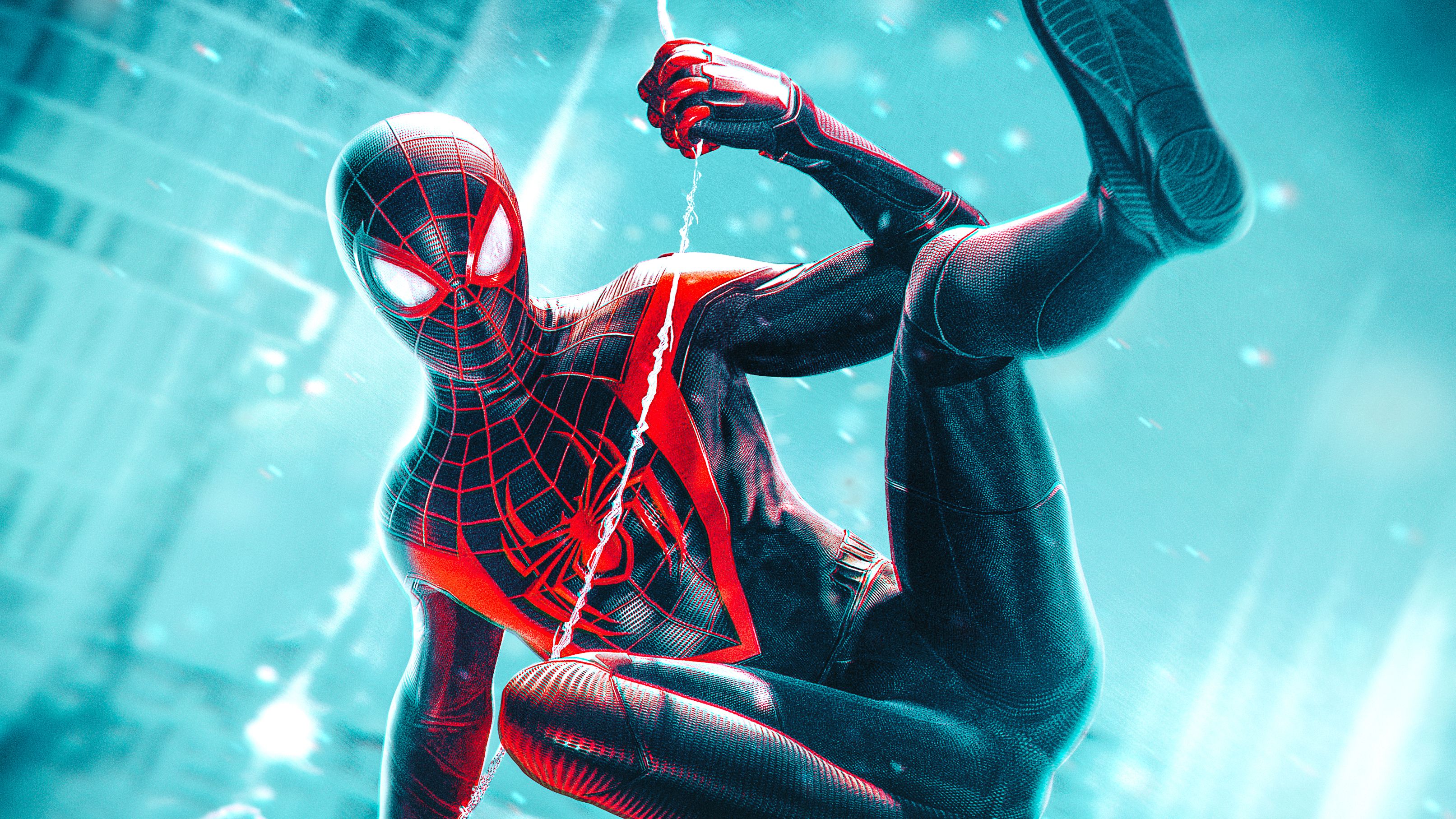 Marvel's Spider-Man Miles Morales Cyberpunk Suit Wallpapers