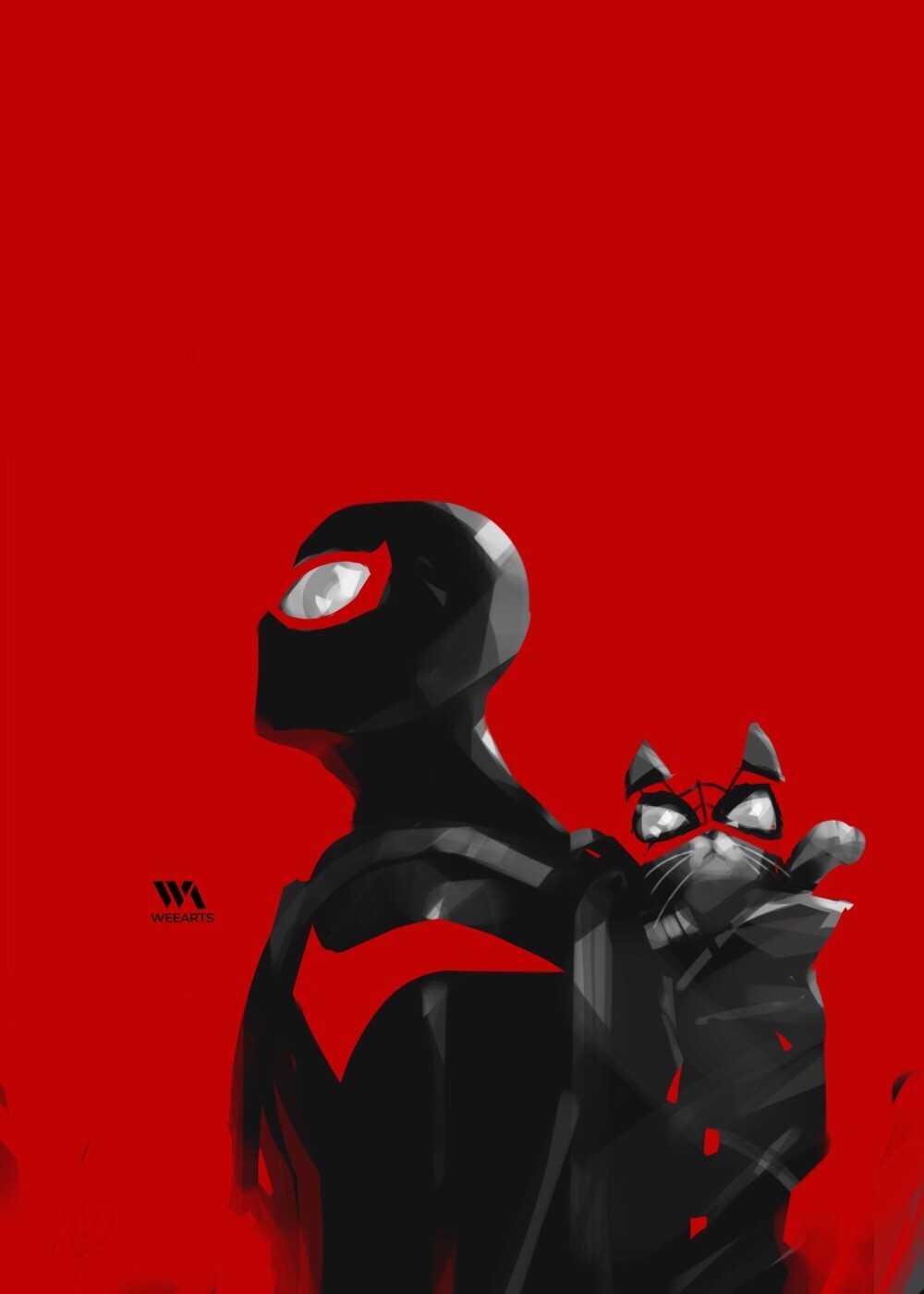 Miles Morales Cat Wallpapers