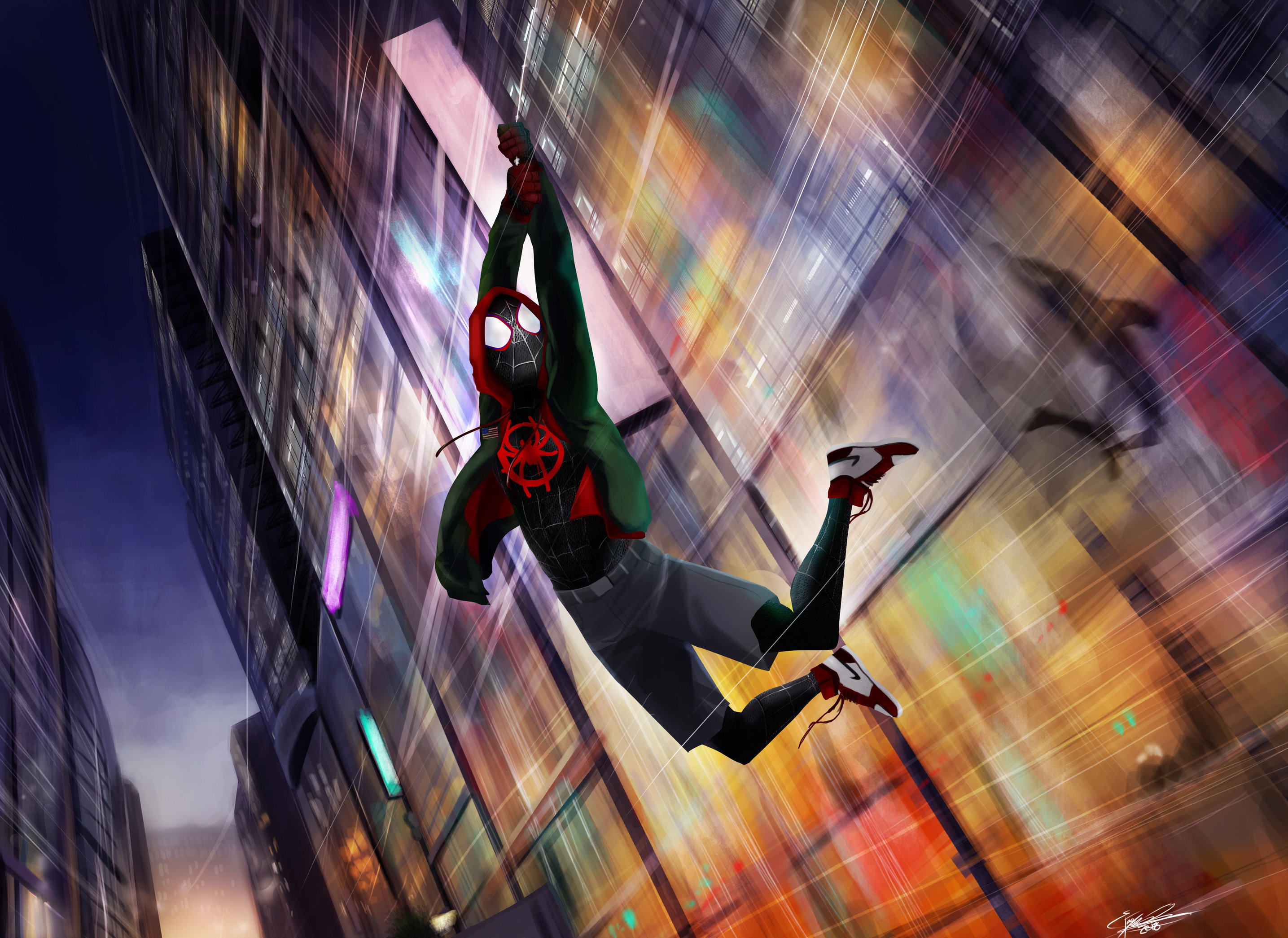 Miles Morales Digital Wallpapers