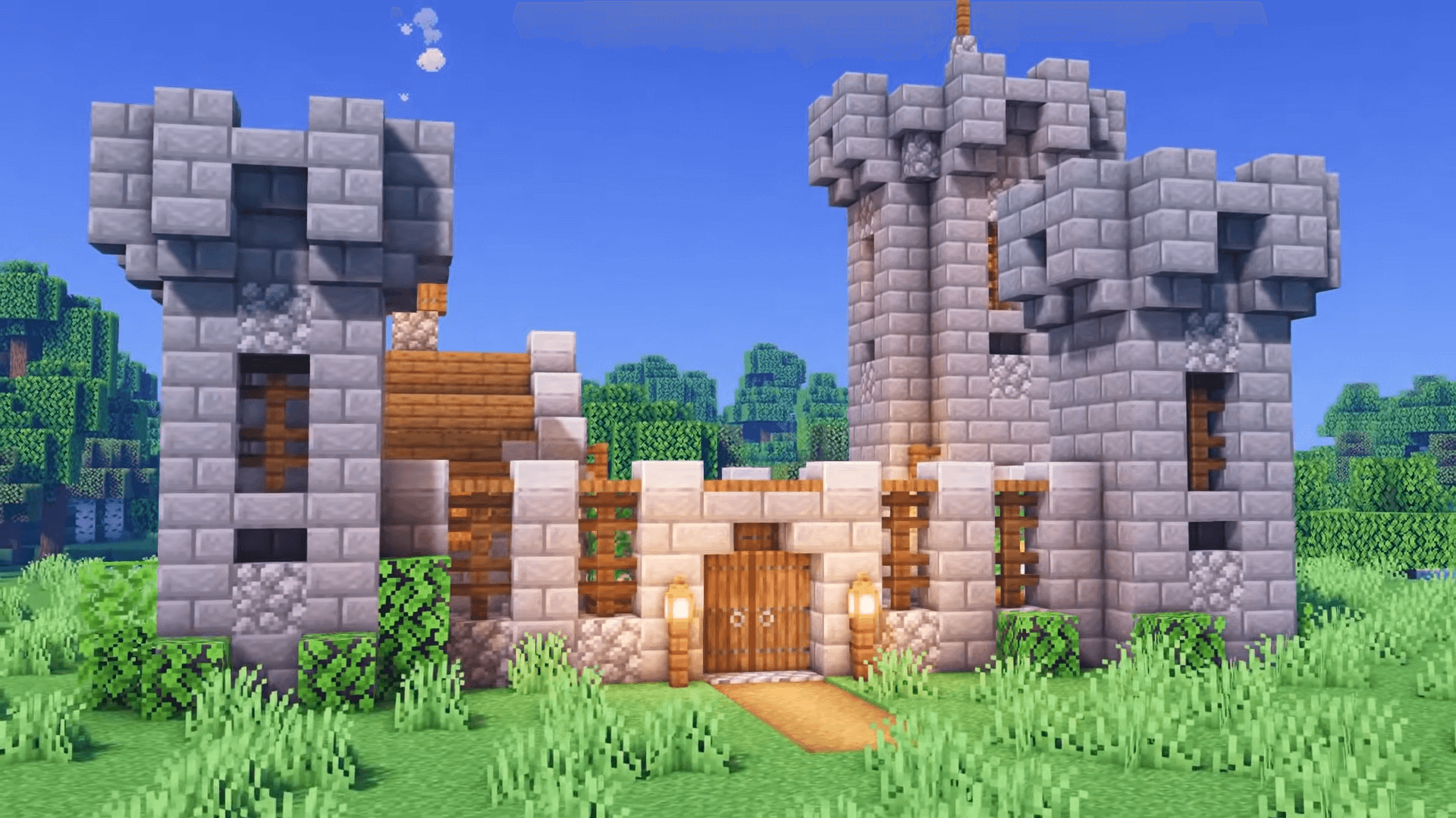 minecraft castle Wallpapers