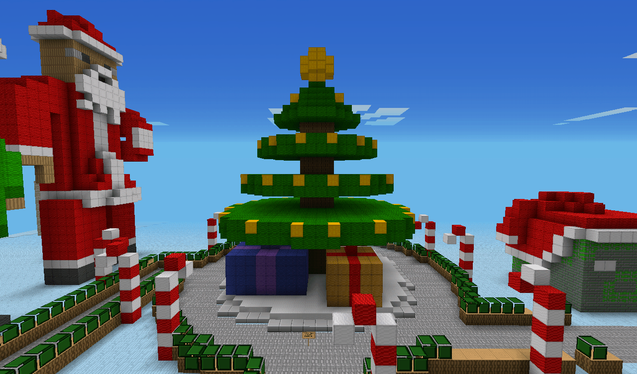 minecraft christmasWallpapers