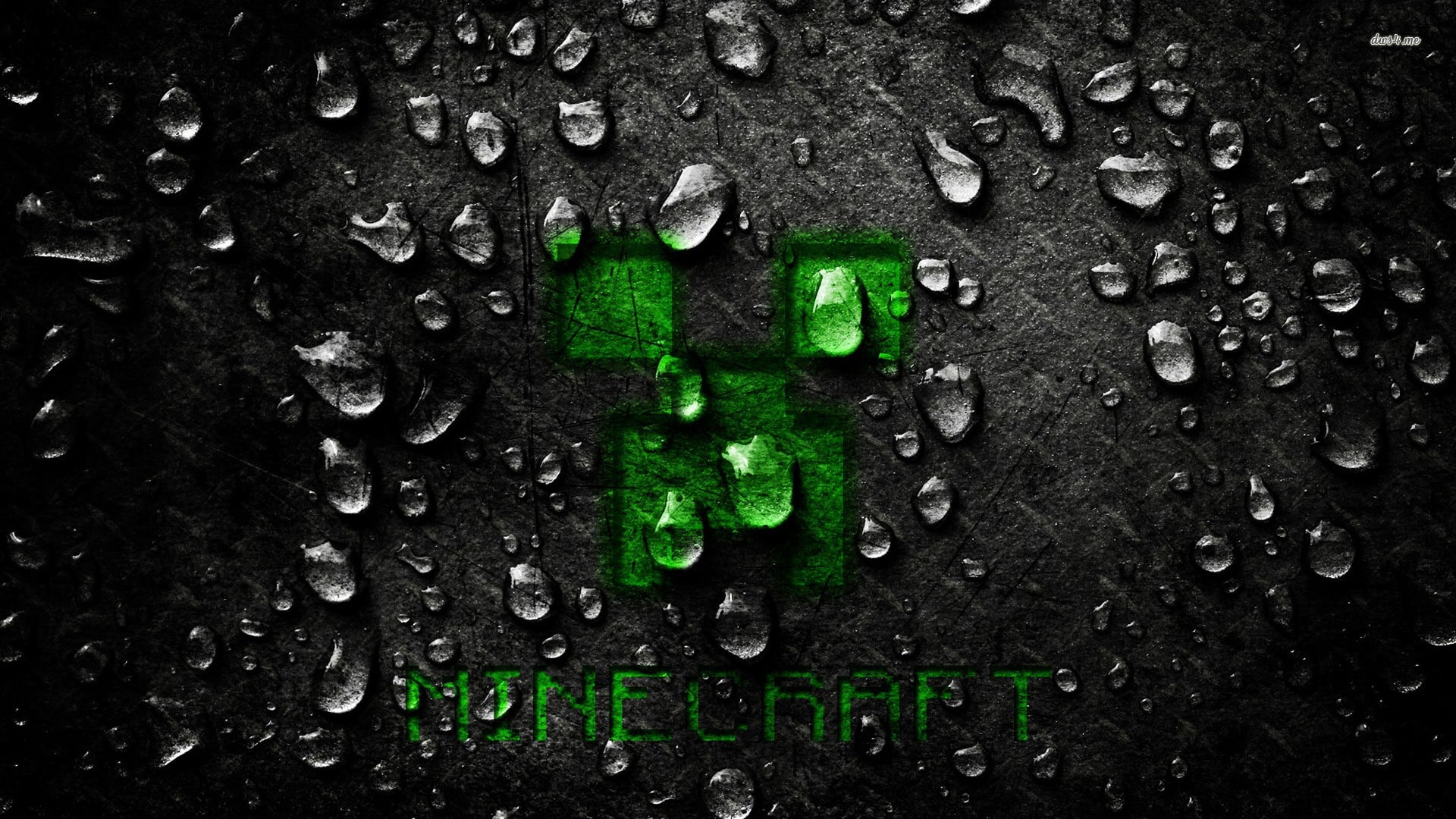 minecraft creeper background Wallpapers