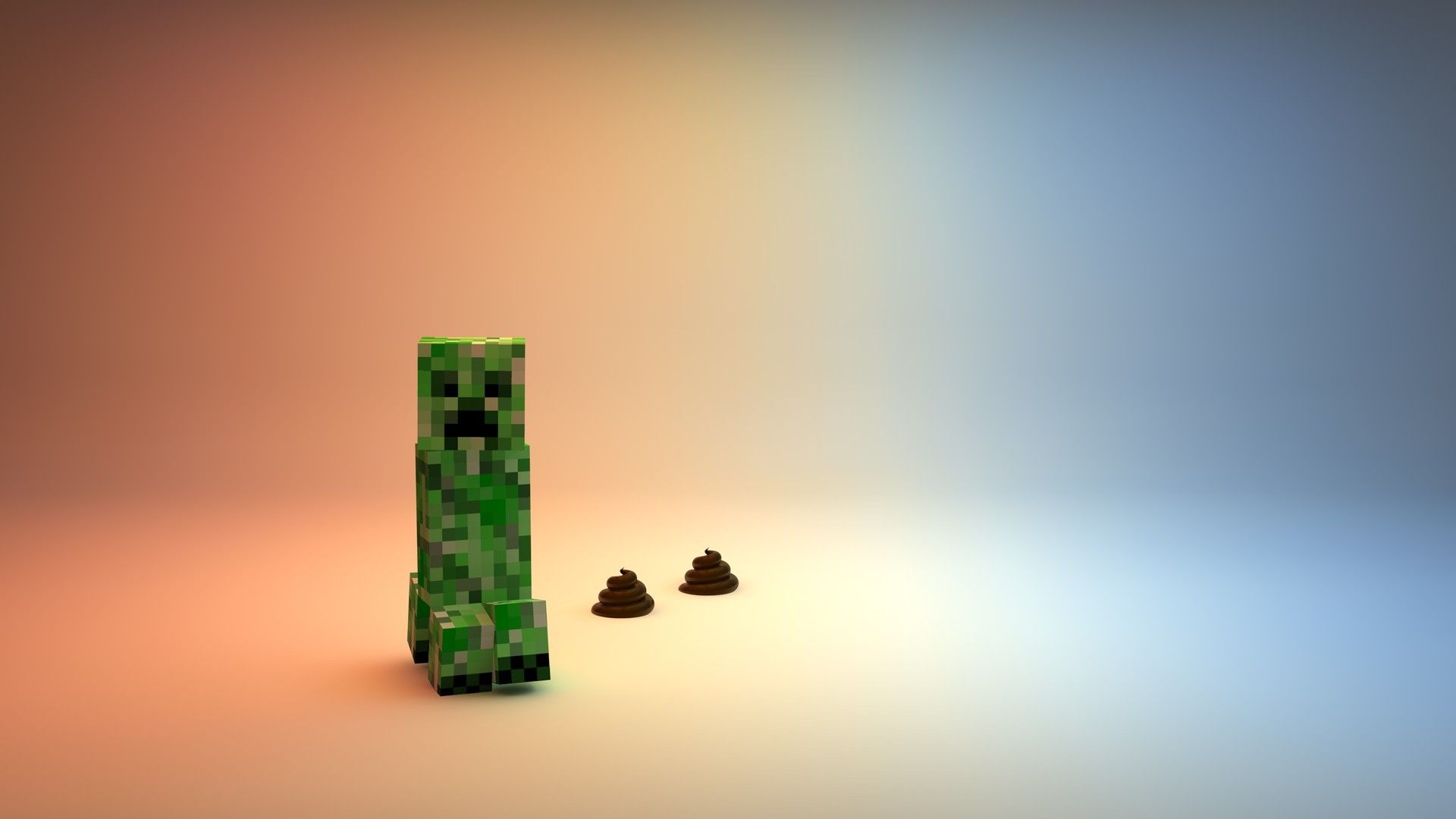 minecraft creeper glass brokenWallpapers