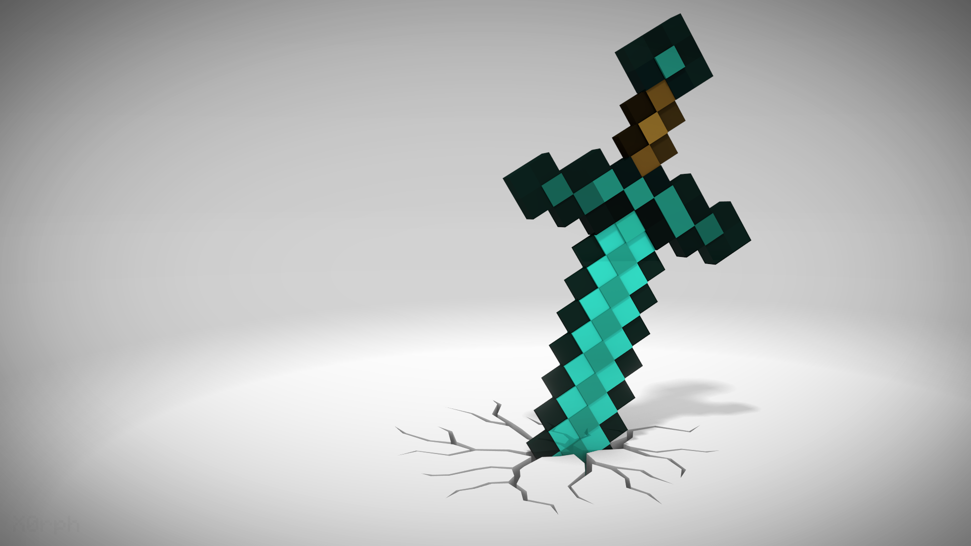 minecraft diamond sword Wallpapers