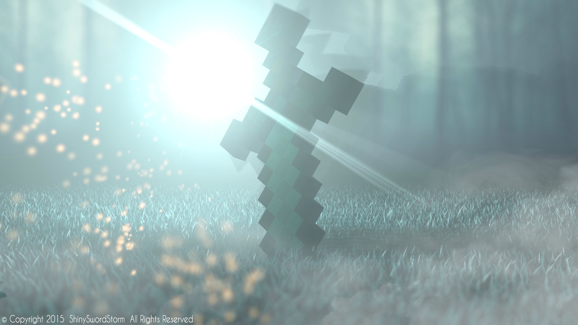 minecraft diamond sword Wallpapers