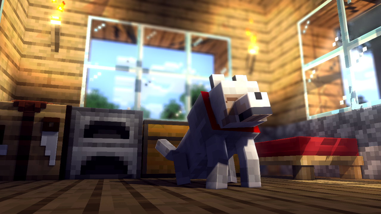 minecraft dog Wallpapers