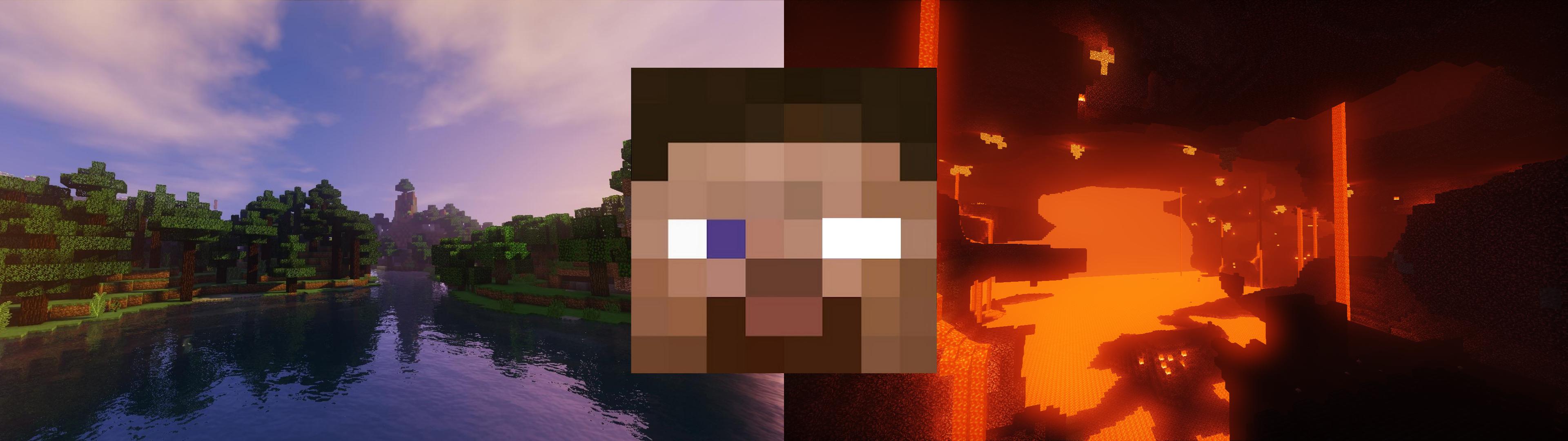 minecraft dual screen Wallpapers