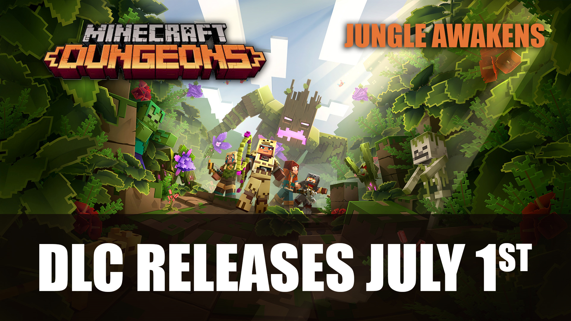 Minecraft Dungeons Jungle Awakens Wallpapers