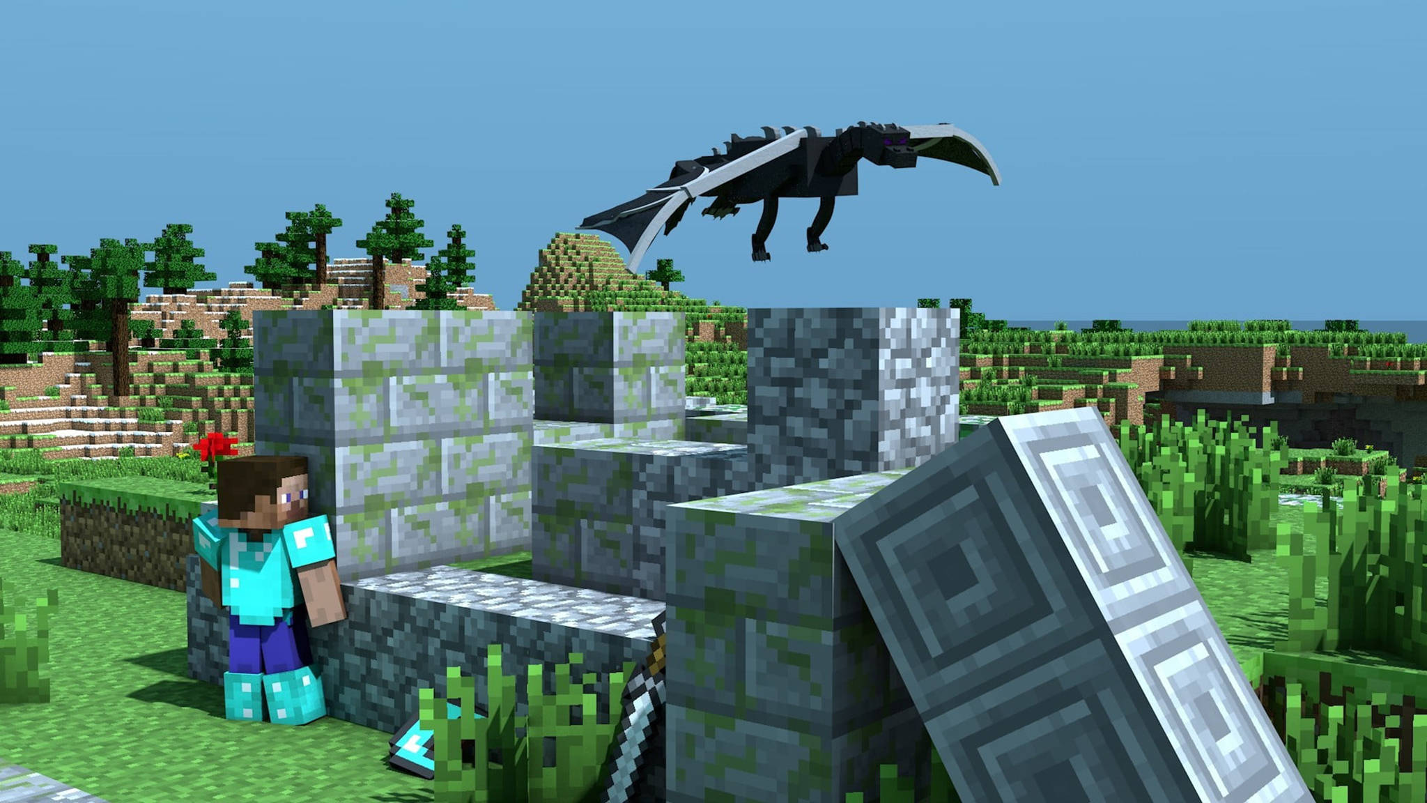 minecraft ender dragon Wallpapers