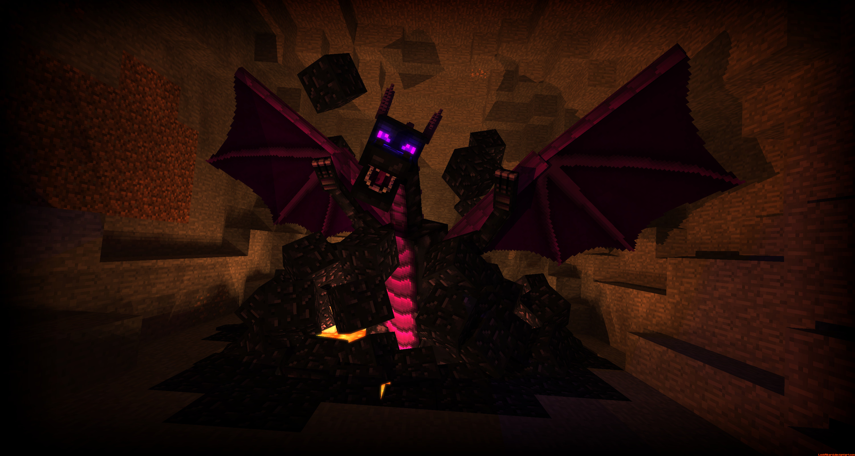 minecraft ender dragon Wallpapers