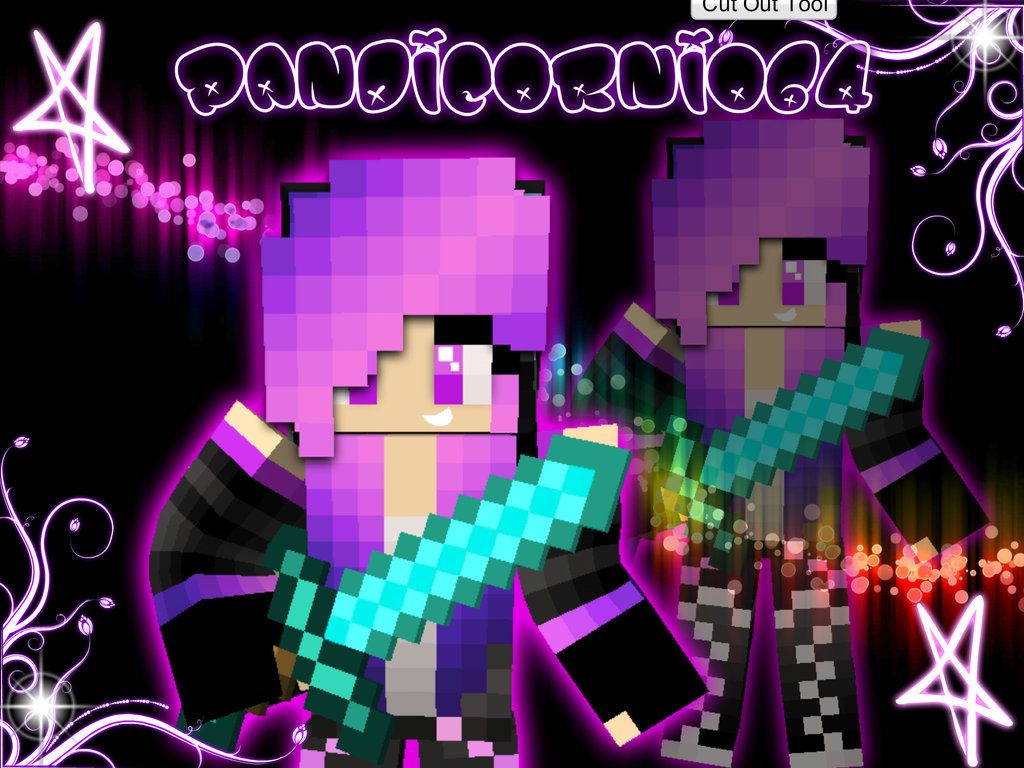 minecraft gamer girlWallpapers