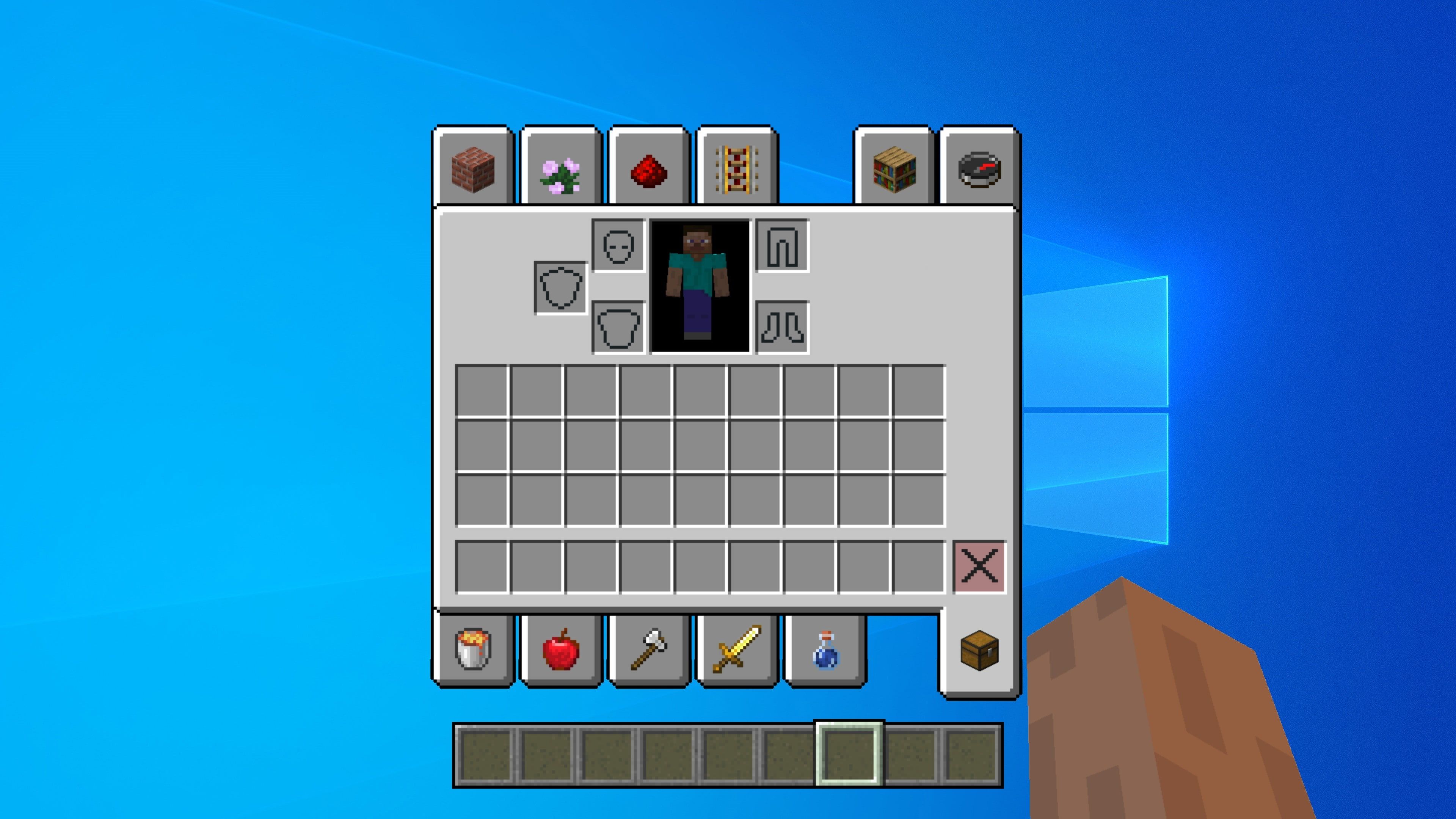 minecraft inventory Wallpapers