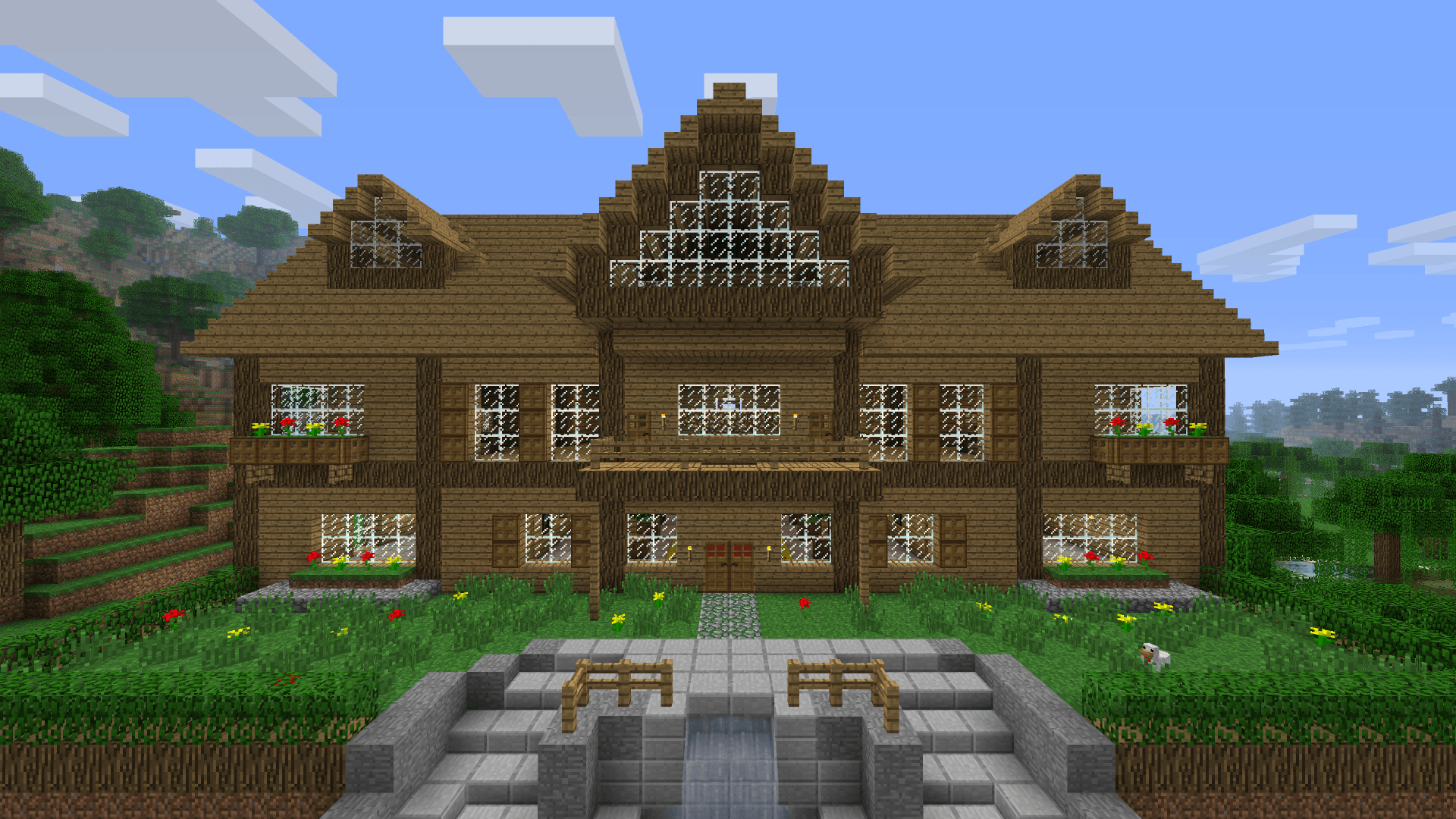 minecraft mansionWallpapers