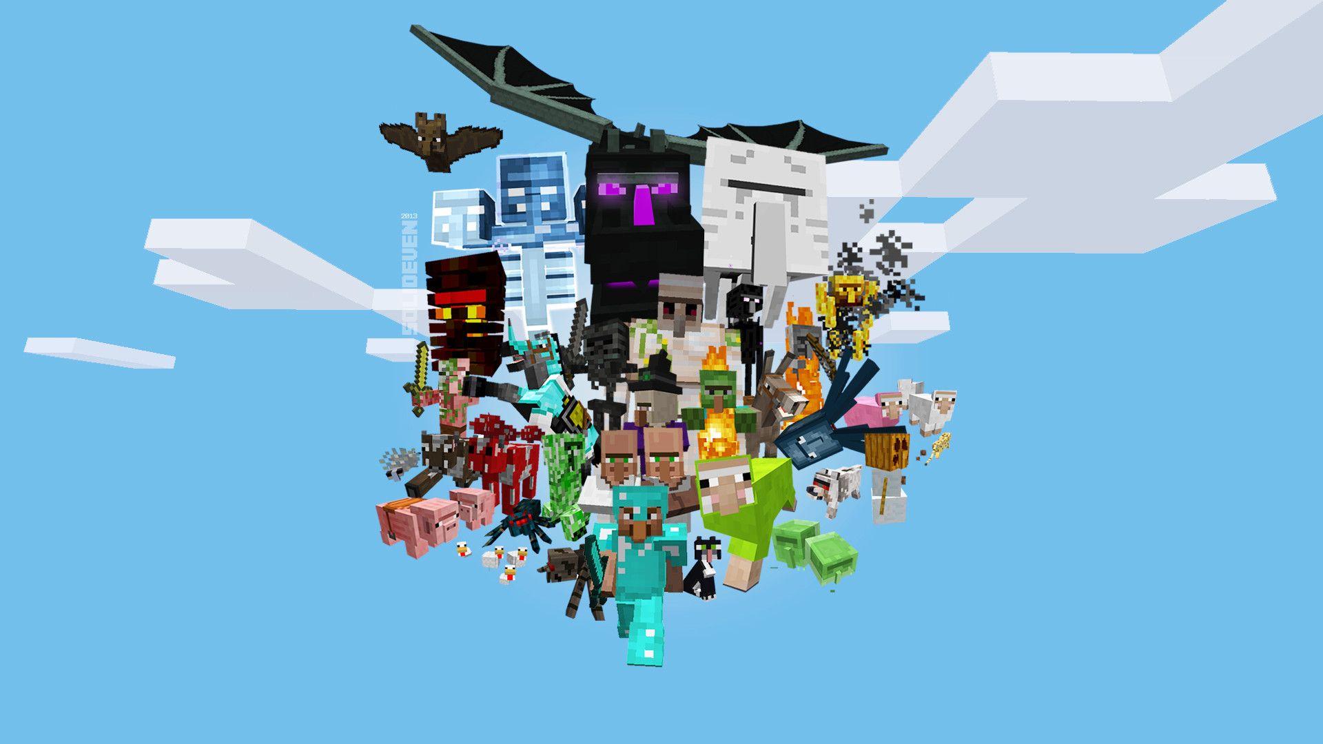 minecraft mobs Wallpapers