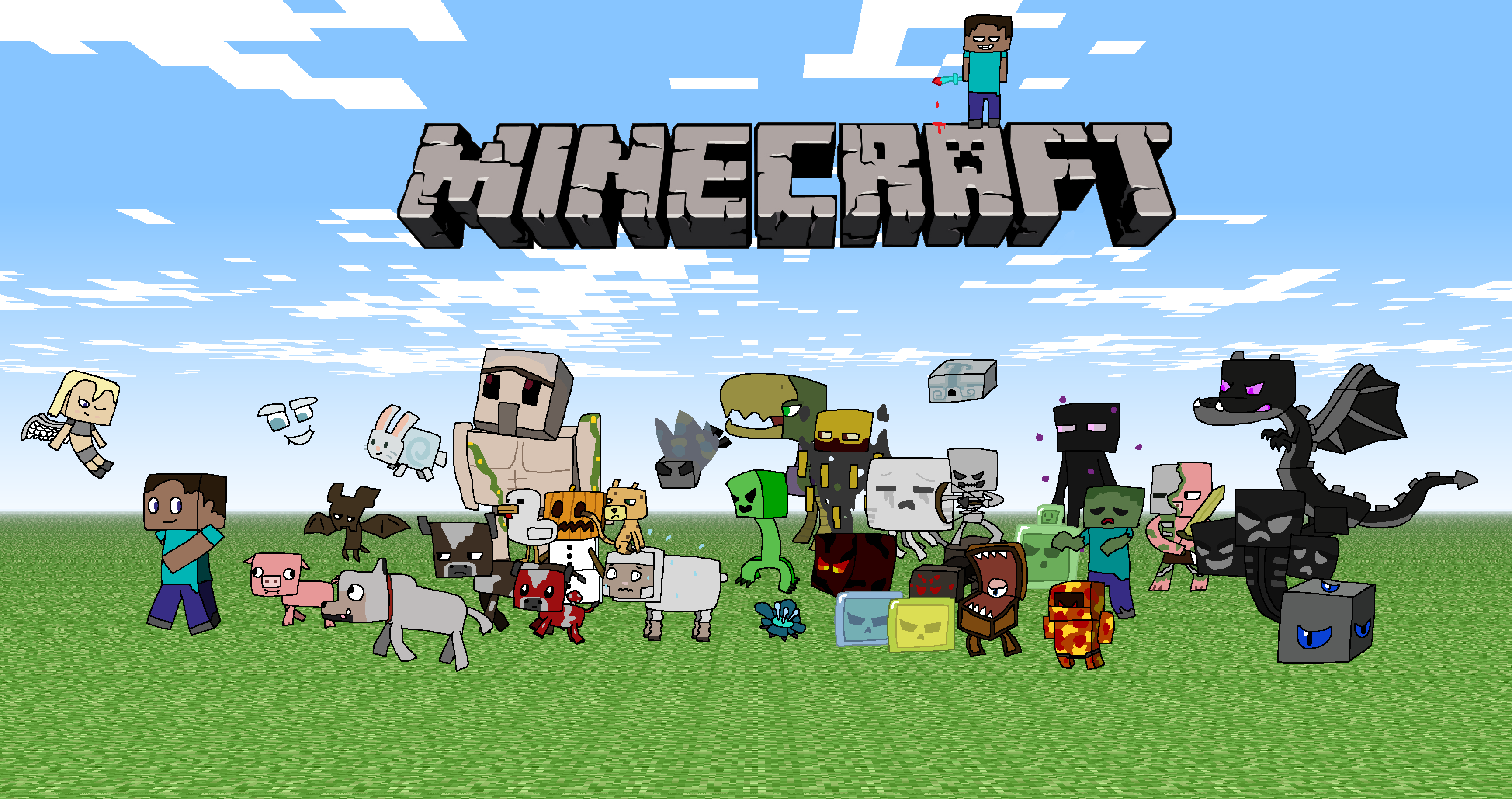 minecraft mobs Wallpapers