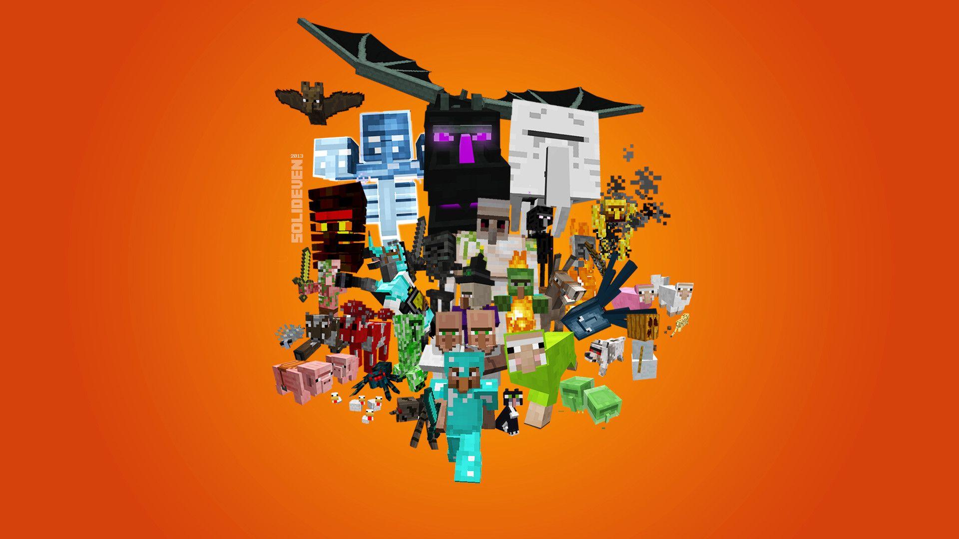 minecraft mobs Wallpapers