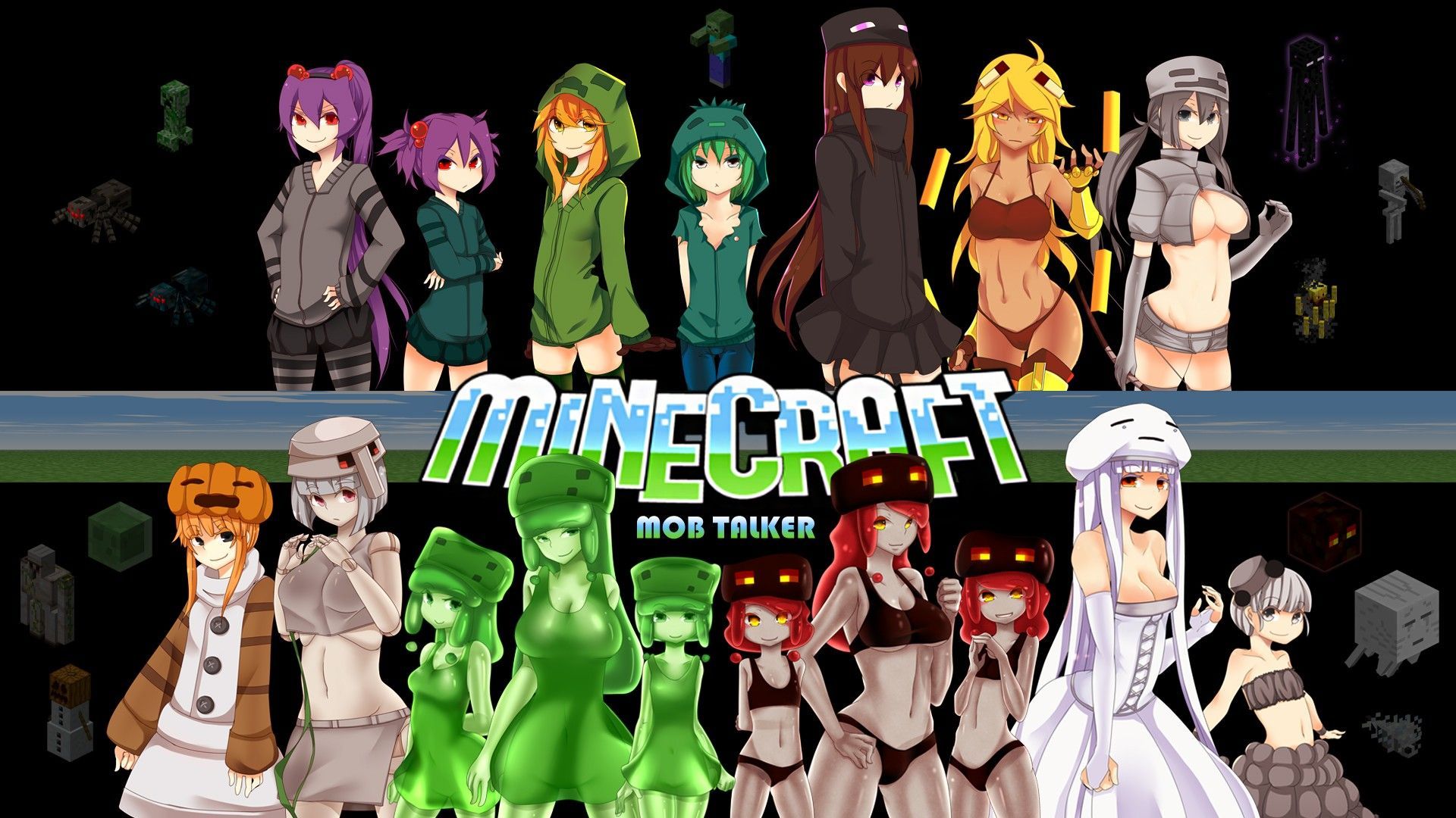 minecraft mobs Wallpapers