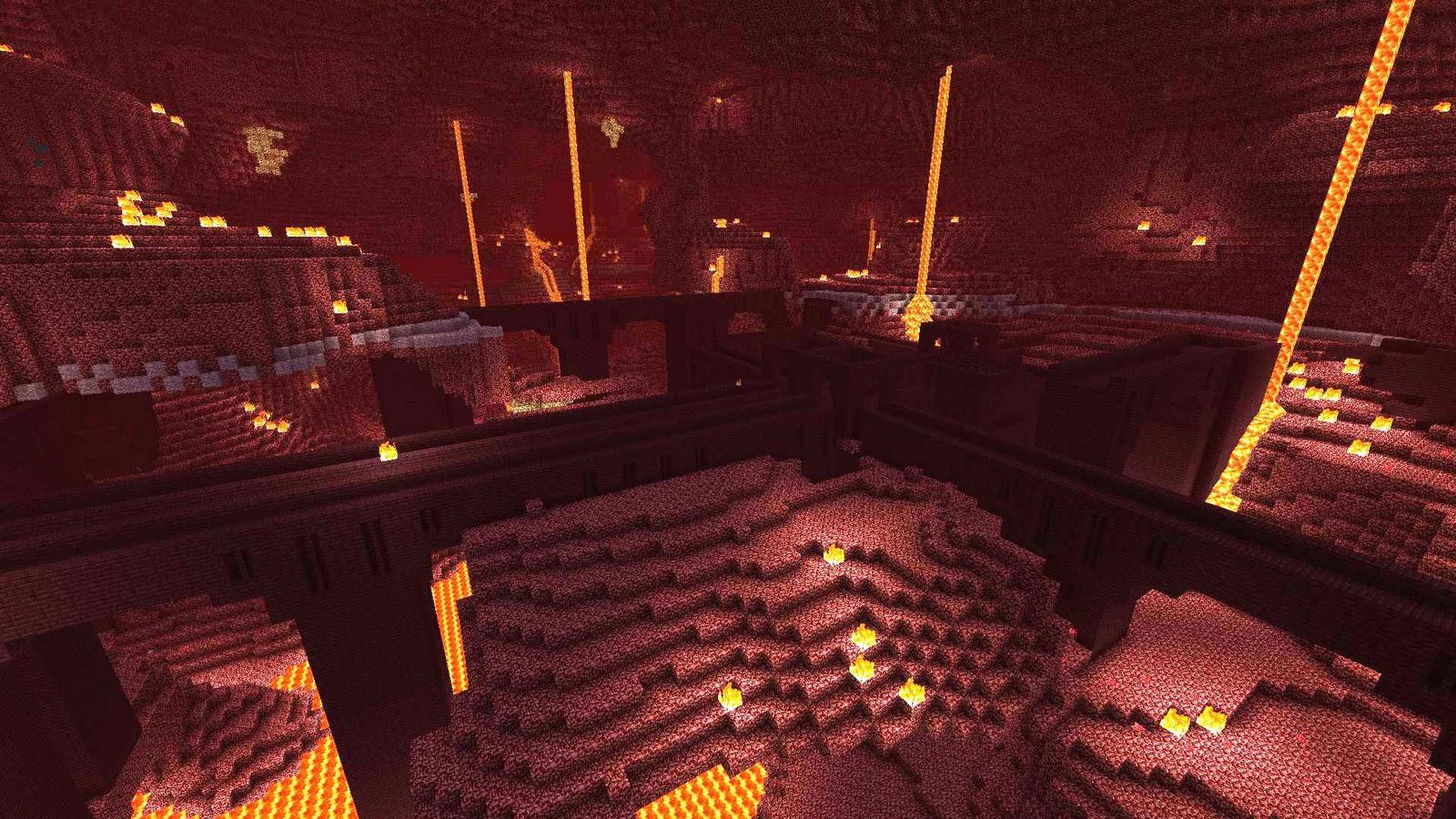 minecraft nether Wallpapers