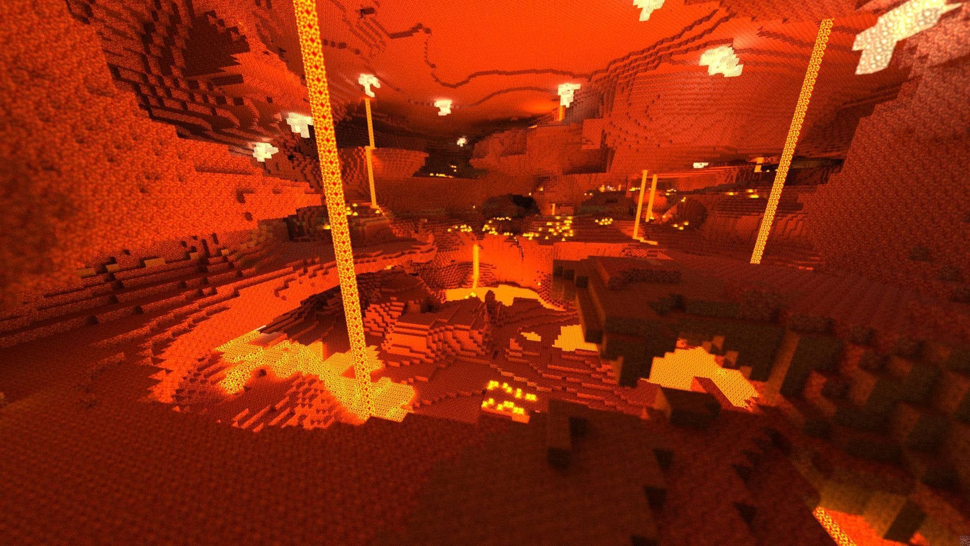 minecraft nether Wallpapers