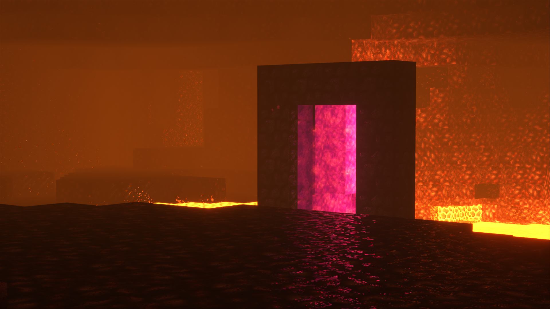 minecraft nether Wallpapers