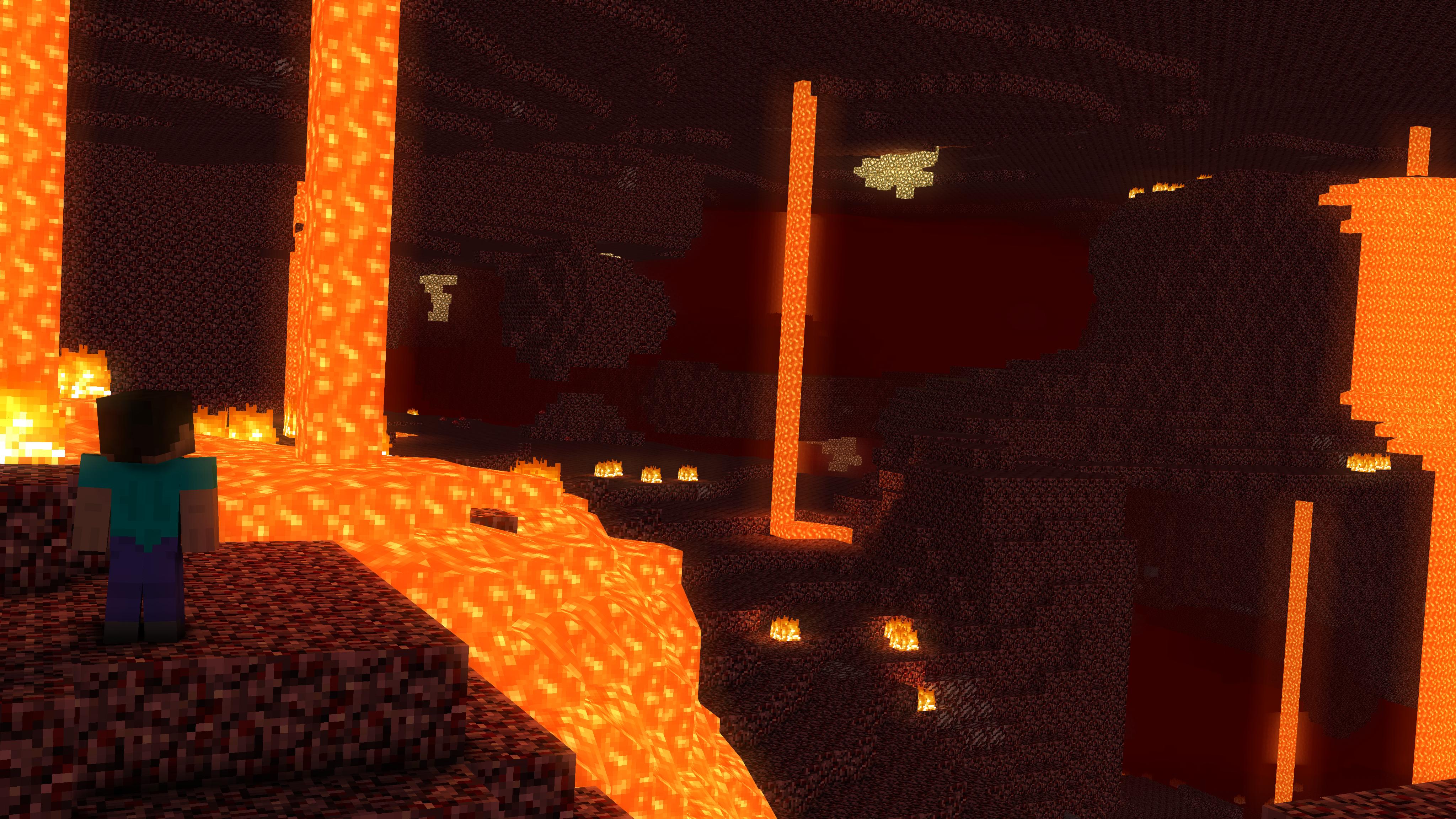 minecraft nether Wallpapers